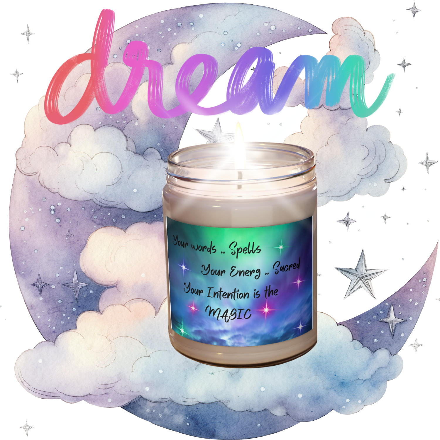 Manifest magic with every flame. These handcrafted 9oz soy candles are more than just scented—they're infused with intention. Whether you're calling in love, grounding your energy, or seeking emotional renewal, each candle is a ritual in itself. product thumbnail image