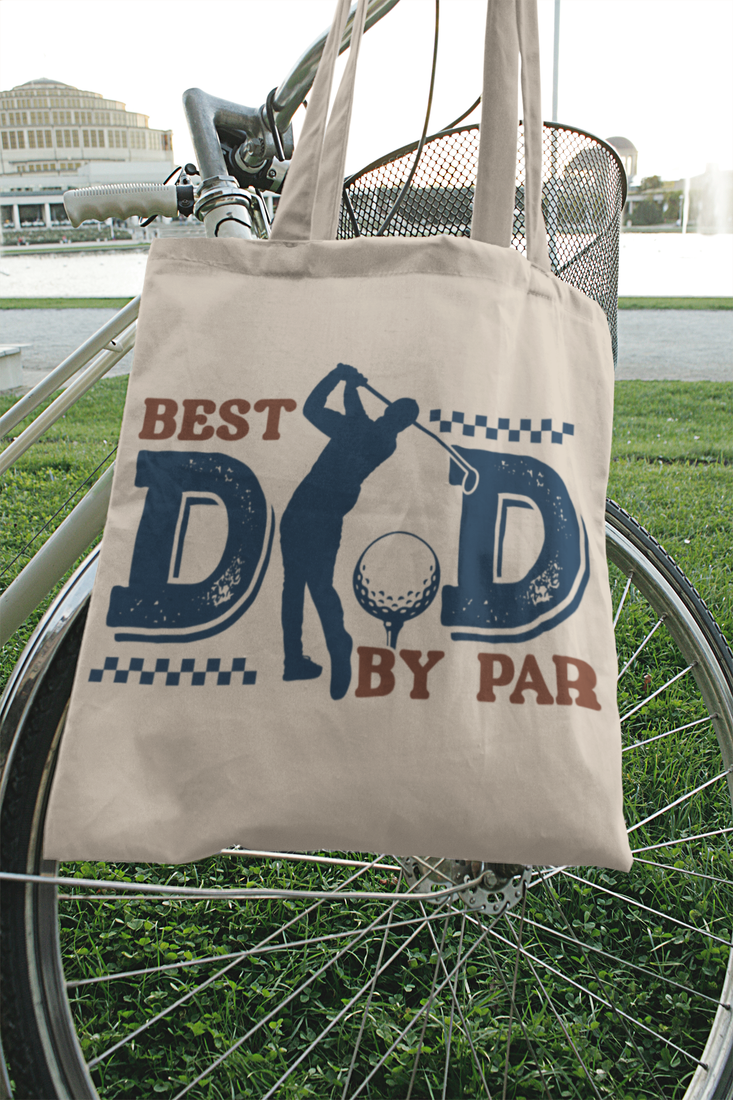 Golf Tote Bag - Best Dad by Par - Father's Day Gift product thumbnail image