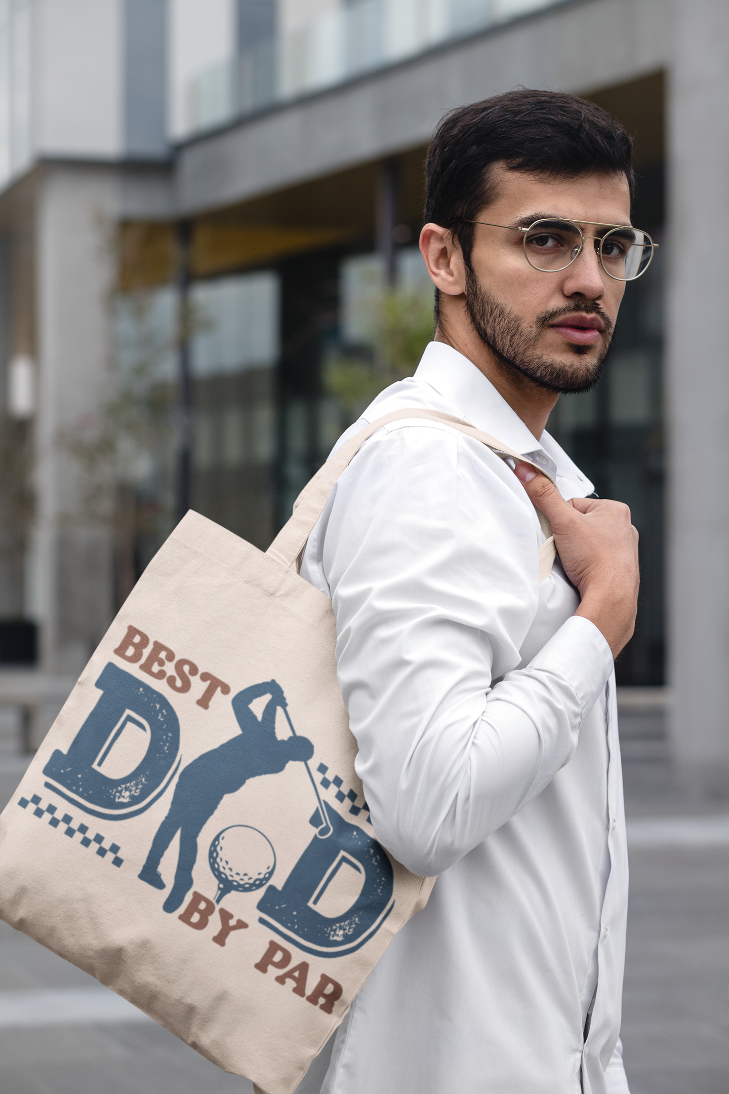Golf Tote Bag - Best Dad by Par - Father's Day Gift