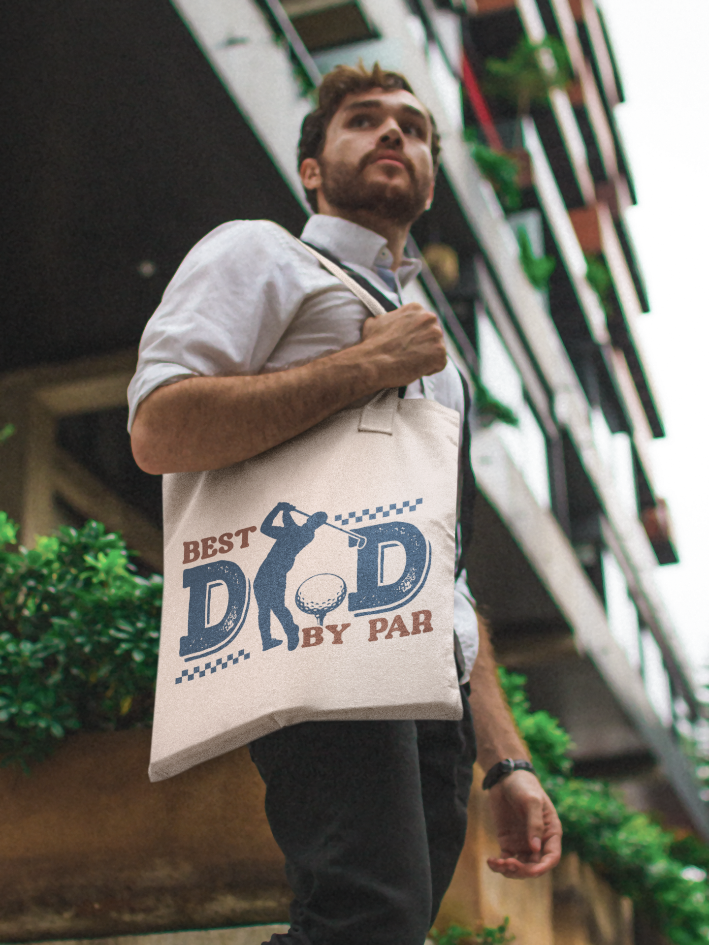 Golf Tote Bag - Best Dad by Par - Father's Day Gift product thumbnail image