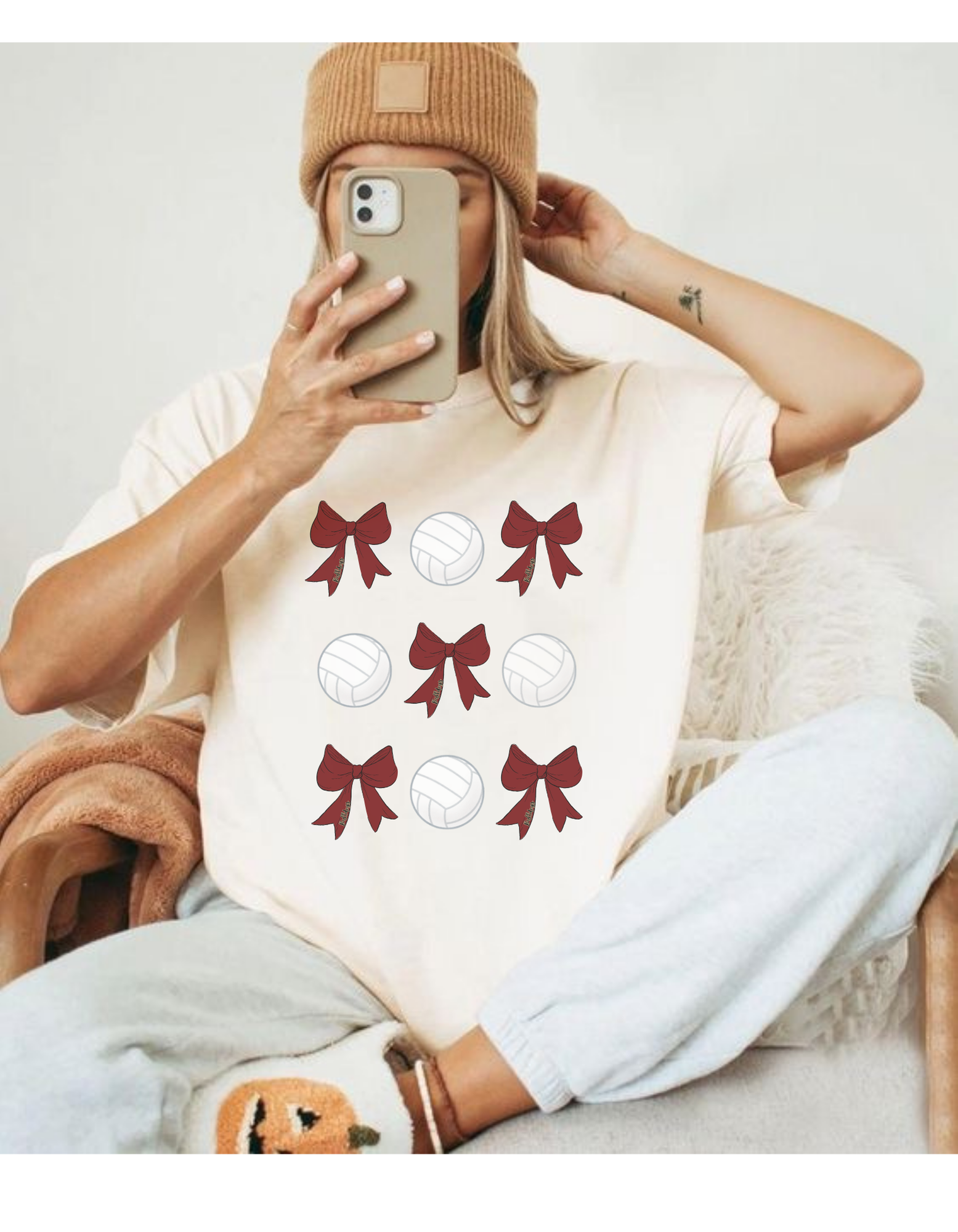 Bulldog volleyball bow tee,Unisex Softstyle T-Shirt, sports apparel, game day wear, everyday wear product thumbnail image Bulldog volleyball bow tee,Unisex Softstyle T-Shirt, sports apparel, game day wear, everyday wear product thumbnail image