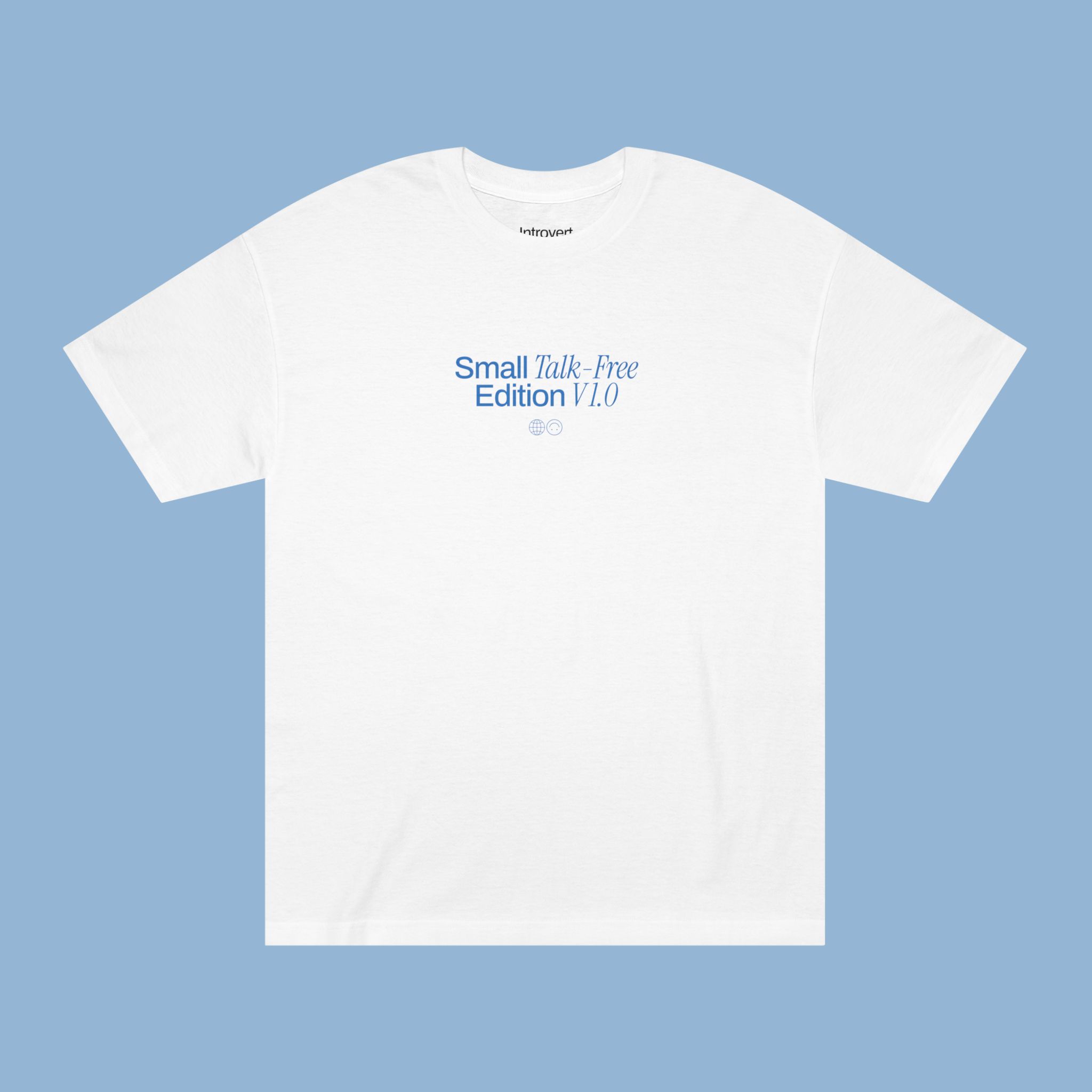 Small Talk-Free Edition V 1.0 | Unisex T-shirt | Front & back print product thumbnail image Small Talk-Free Edition V 1.0 | Unisex T-shirt | Front & back print product thumbnail image
