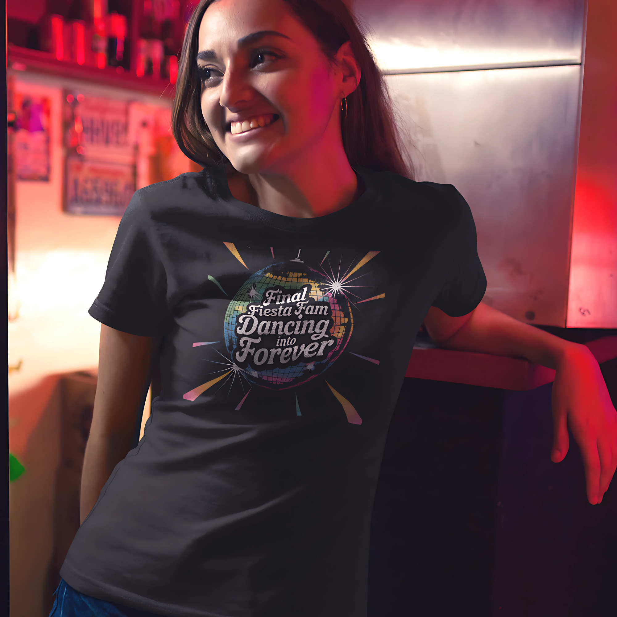 Bachlorette Party T-Shirt - Bride Squad Final Fiesta Fam Tee