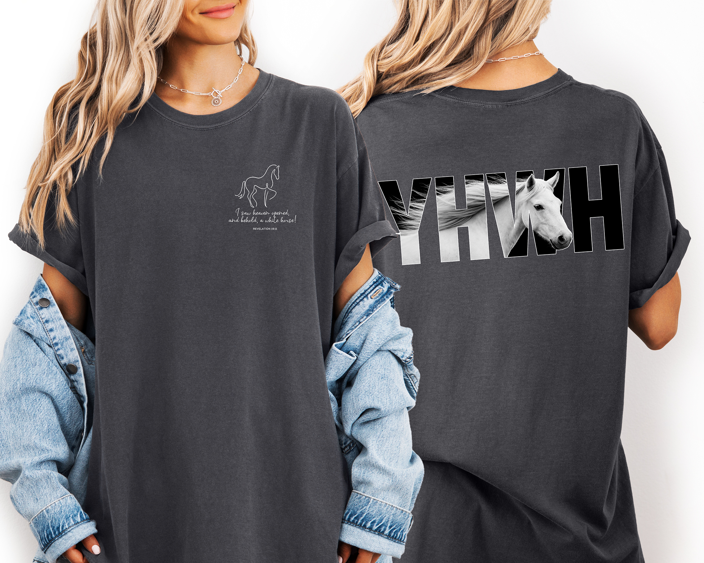 Comfort ColorsTee  White Horse Shirt, Revelation 19 11 YHWH Tee Christian Gift for Horse Lover, Bible Verse Graphic Faith Shirt Jesus Tshirt Comfort ColorsTee  White Horse Shirt, Revelation 19 11 YHWH Tee Christian Gift for Horse Lover, Bible Verse Graphic Faith Shirt Jesus Tshirt