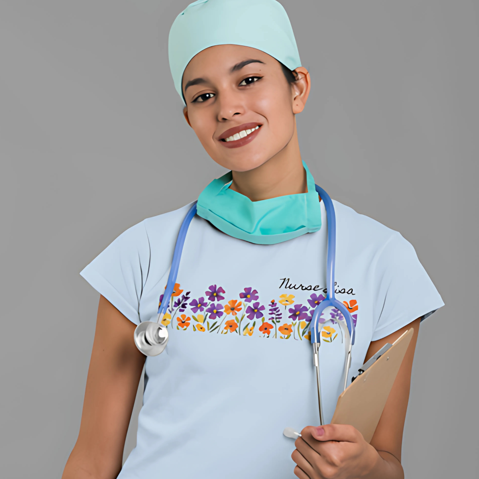 Personalized Nurse T-Shirt - Custom Name Nursing Shirt, RN Tee