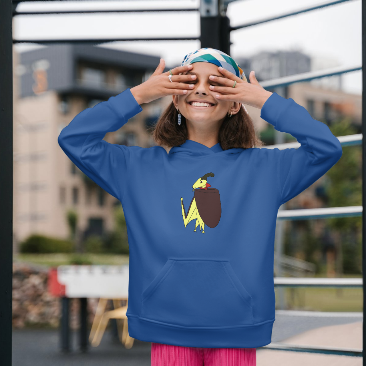 Pam the Vampire Youth Heavy Blend Hooded Sweatshirt
