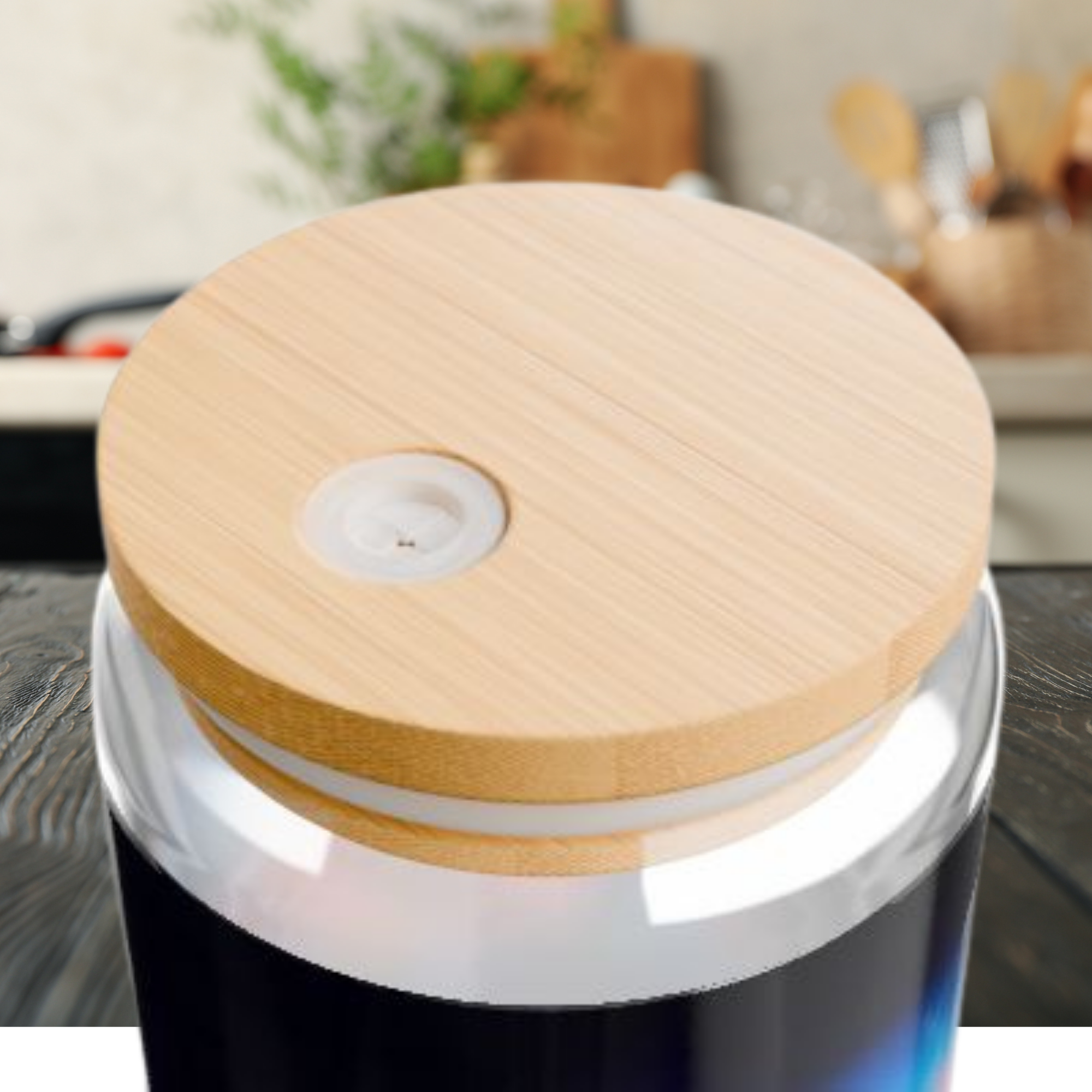 Vibrant Floral Butterfly Glass Sipper Jar 16oz Colorful Beach And Garden Drinkware with Bamboo Lid and Straw Reusable Summer Gift for Nature Lovers product thumbnail image