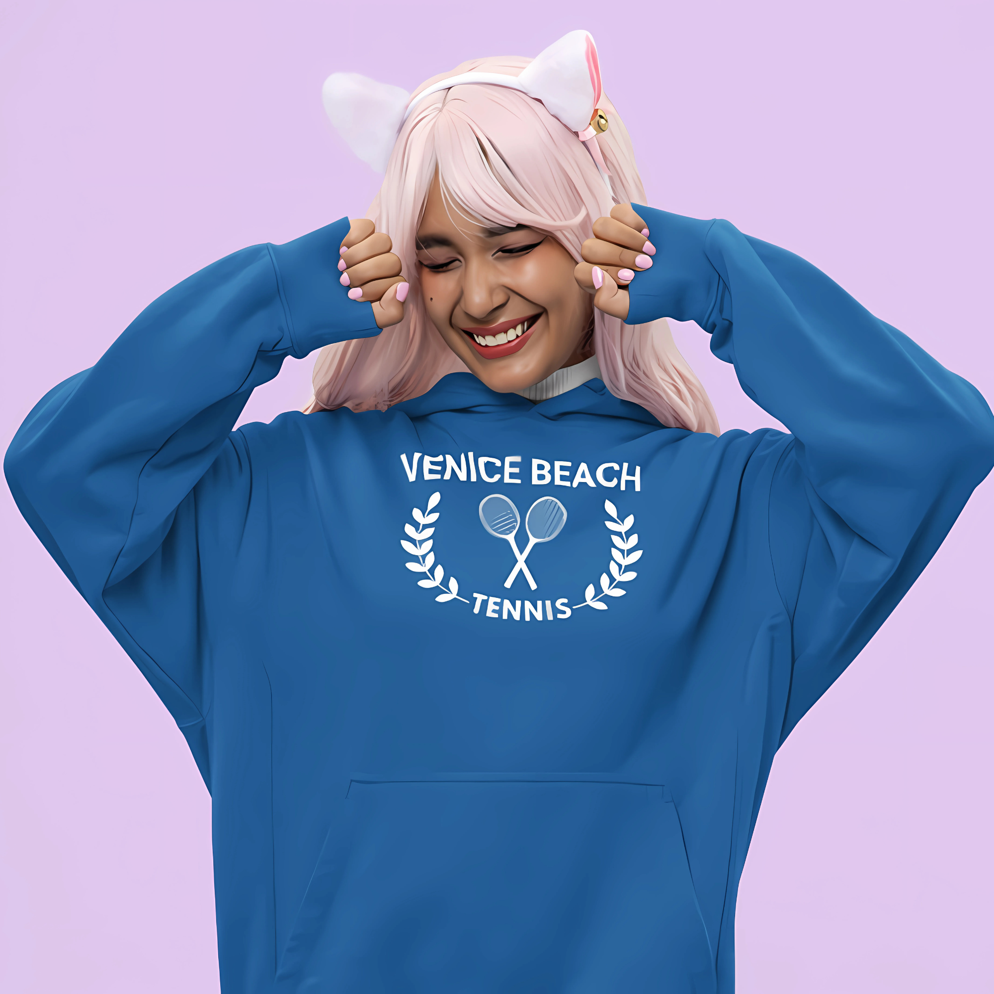 Custom Venice Beach Hoodie - Personalized Coastal Comfort