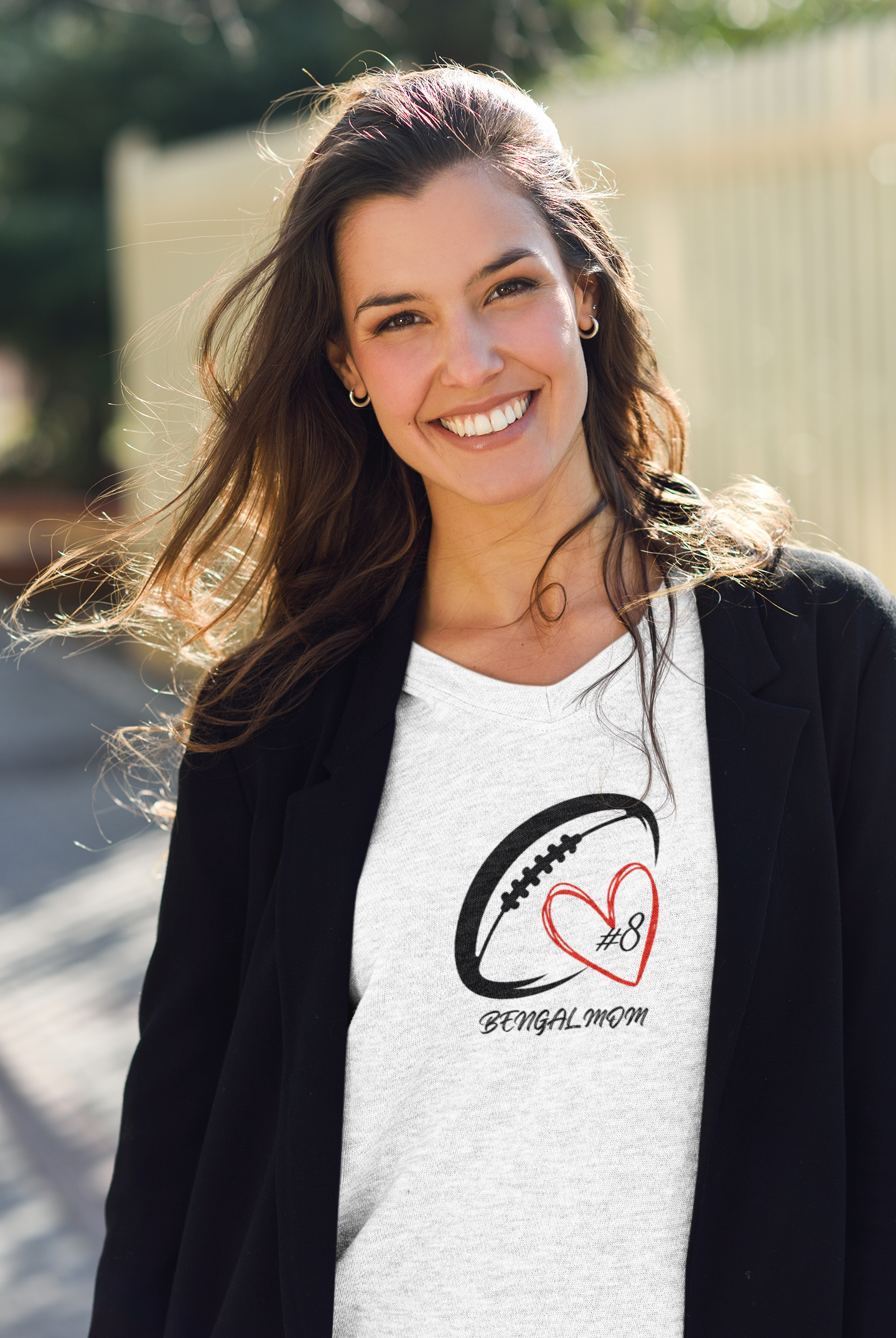 Mom Player Personalized V-Neck T-Shirt product thumbnail image Mom Player Personalized V-Neck T-Shirt product thumbnail image