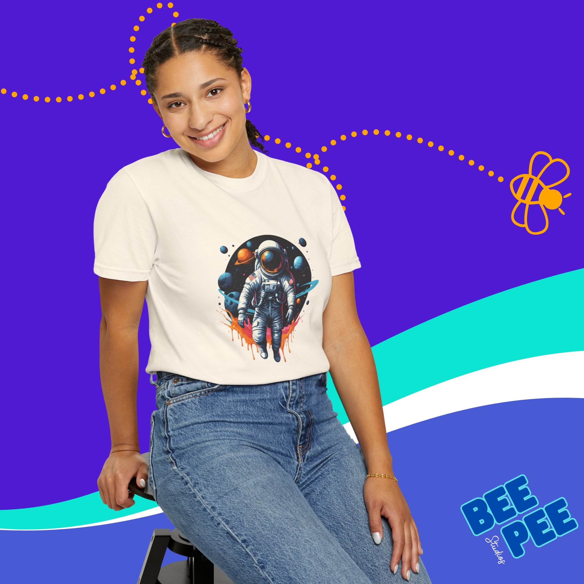 Astronaut Space Original Graphic T-Shirt product thumbnail image