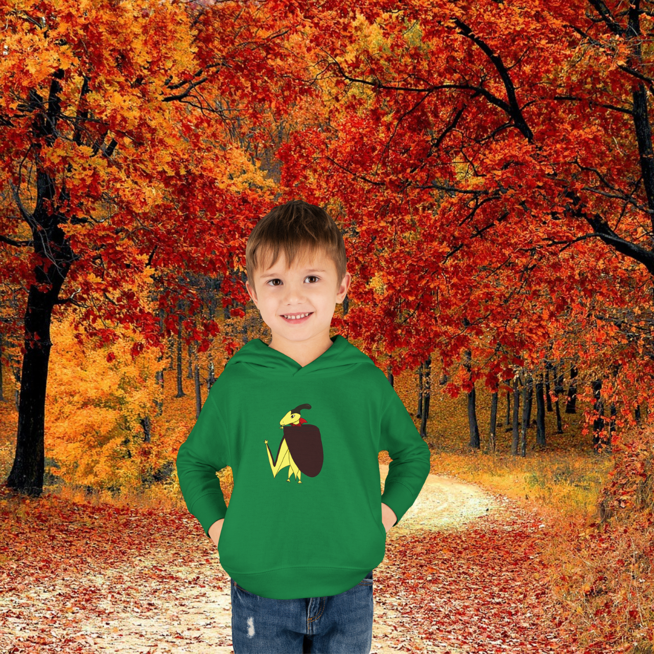 Pam the Vampire Toddler Pullover Fleece Hoodie