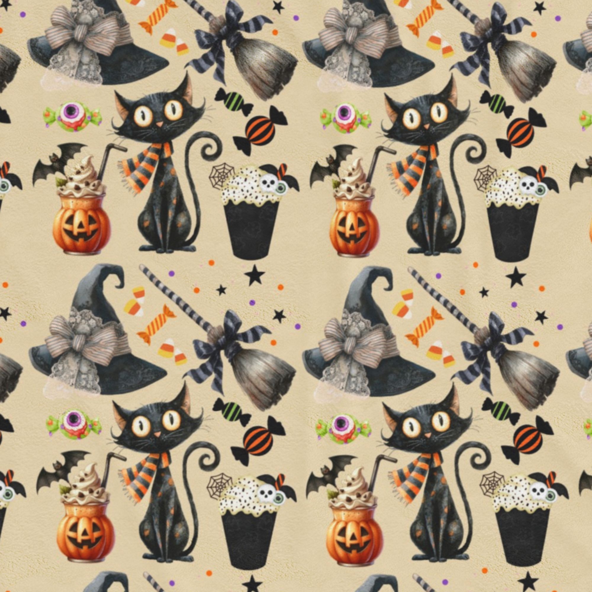 Plush Blanket - Witchy Brews Design product thumbnail image
