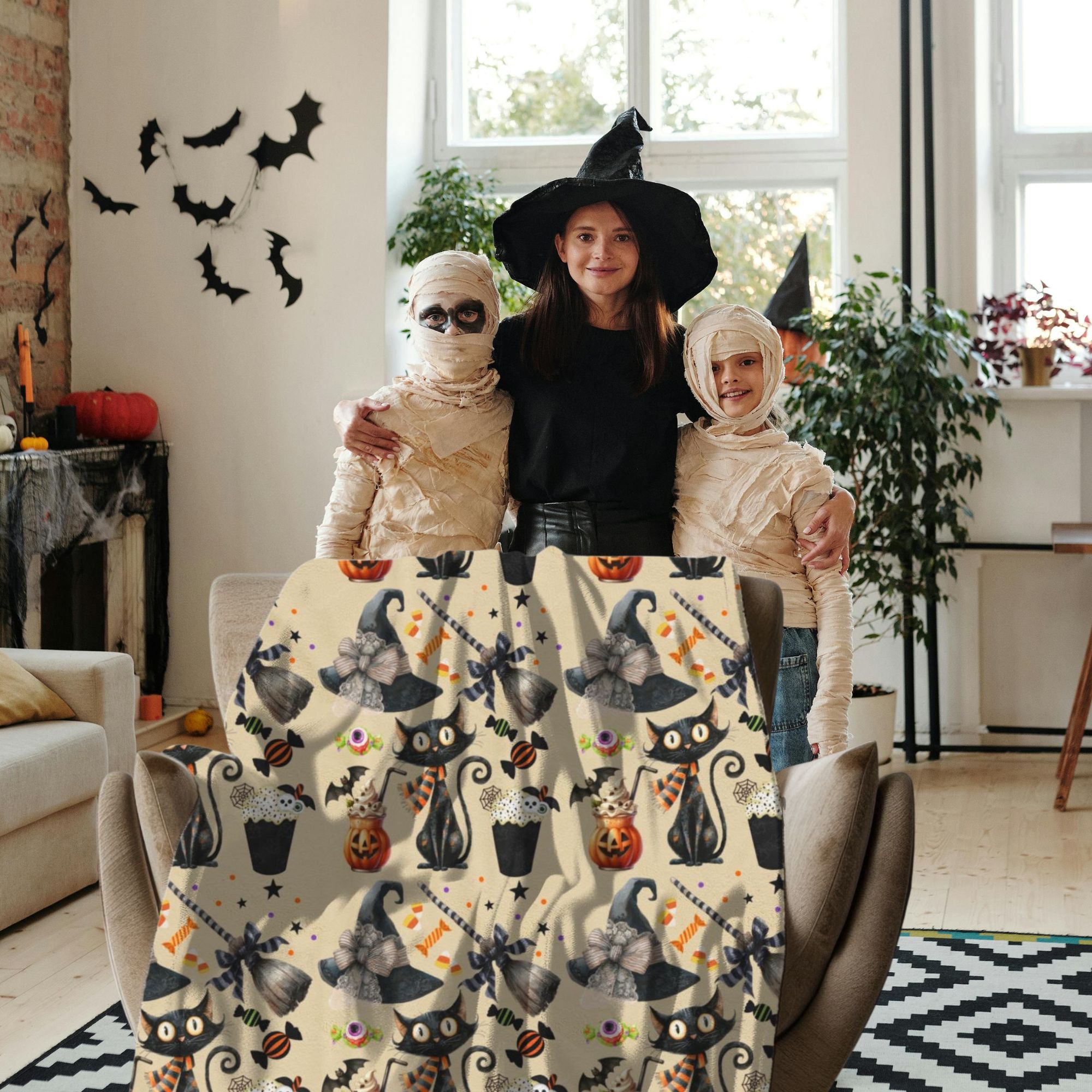 Plush Blanket - Witchy Brews Design product thumbnail image