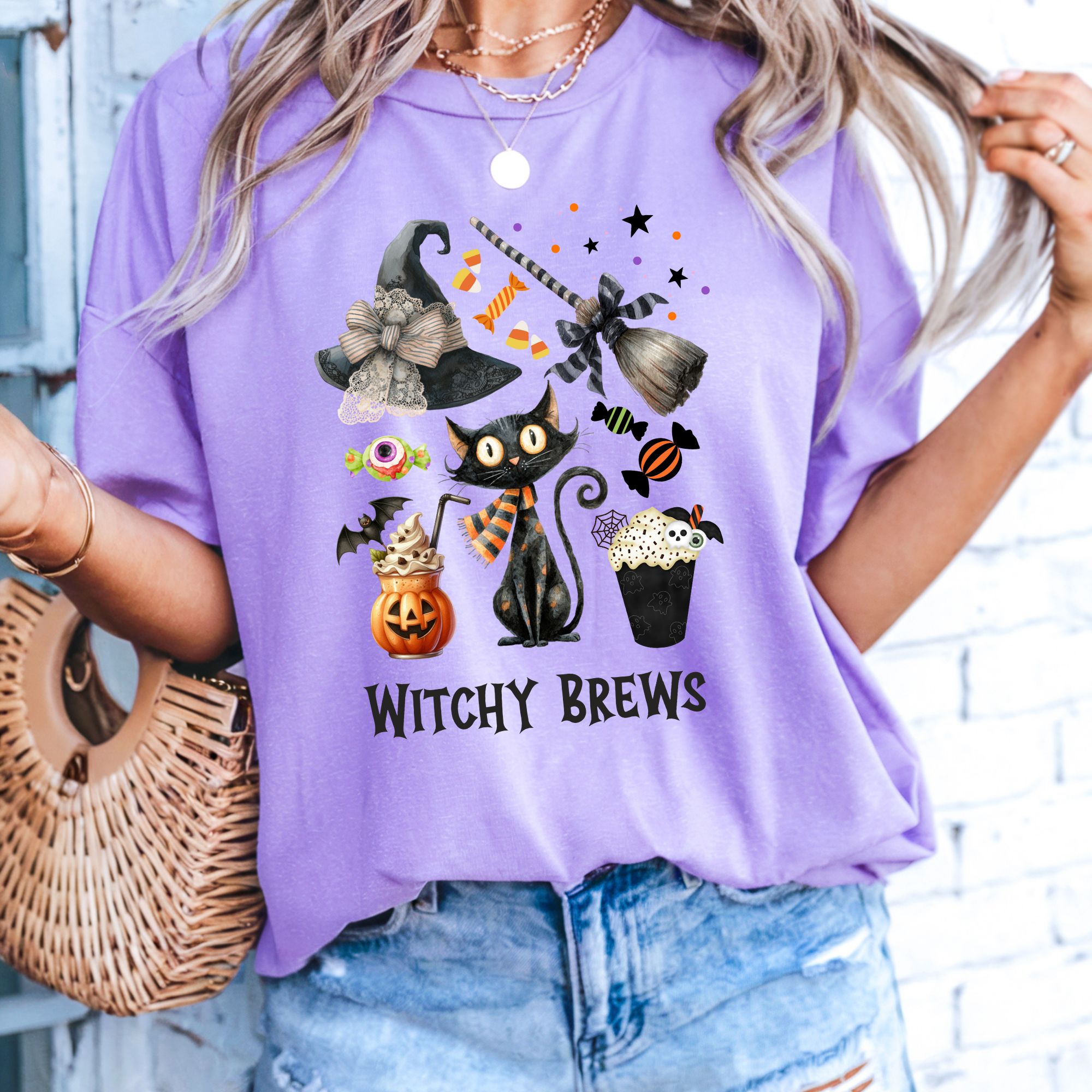Witchy Brews T-shirt for Unisex product thumbnail image