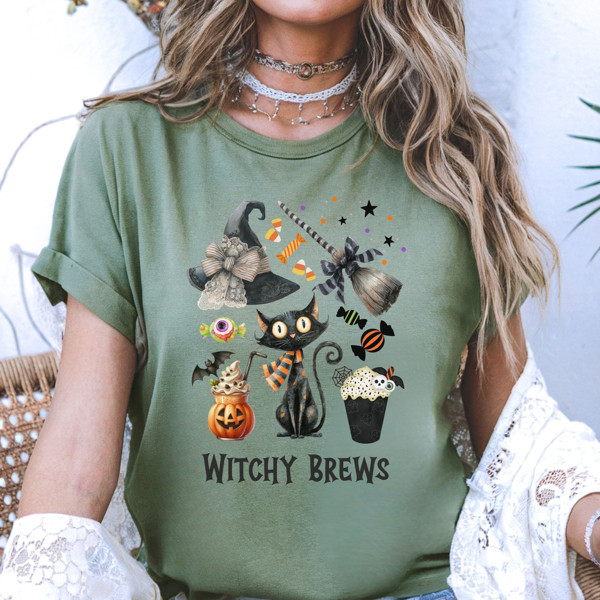 Witchy Brews T-shirt for Unisex product thumbnail image