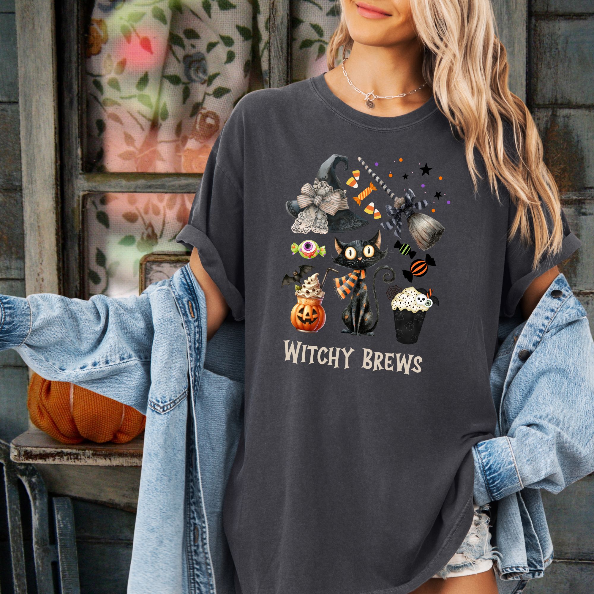 Witchy Brews T-shirt for Unisex product thumbnail image