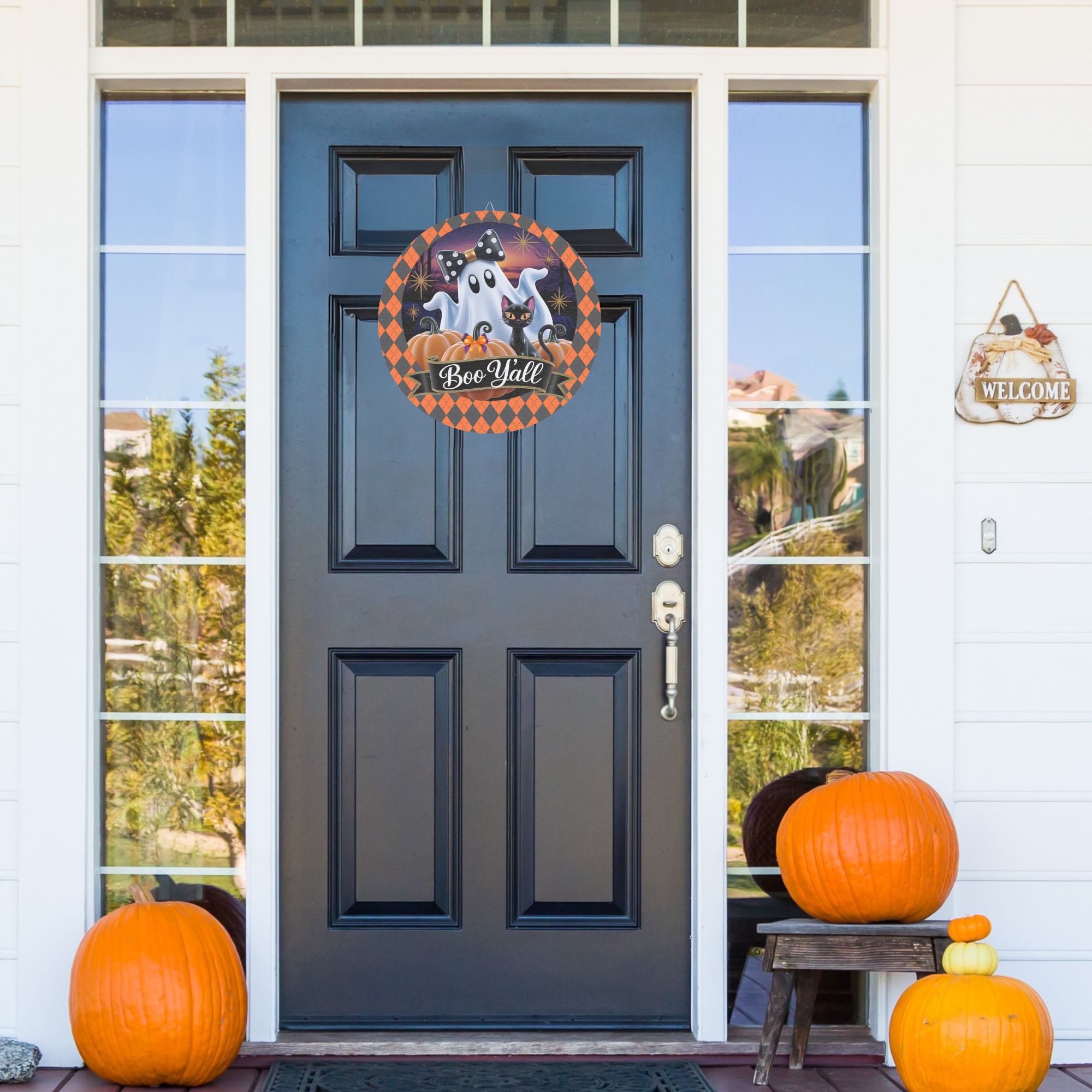 Boo Halloween Wooden Sign product thumbnail image