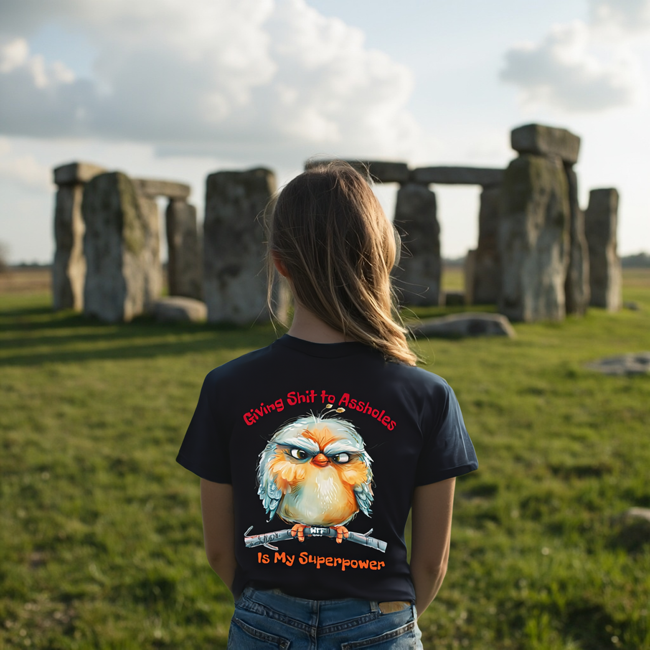 Sarcasm Tee - Giving Shit To Assholes Is My Superpower product thumbnail image