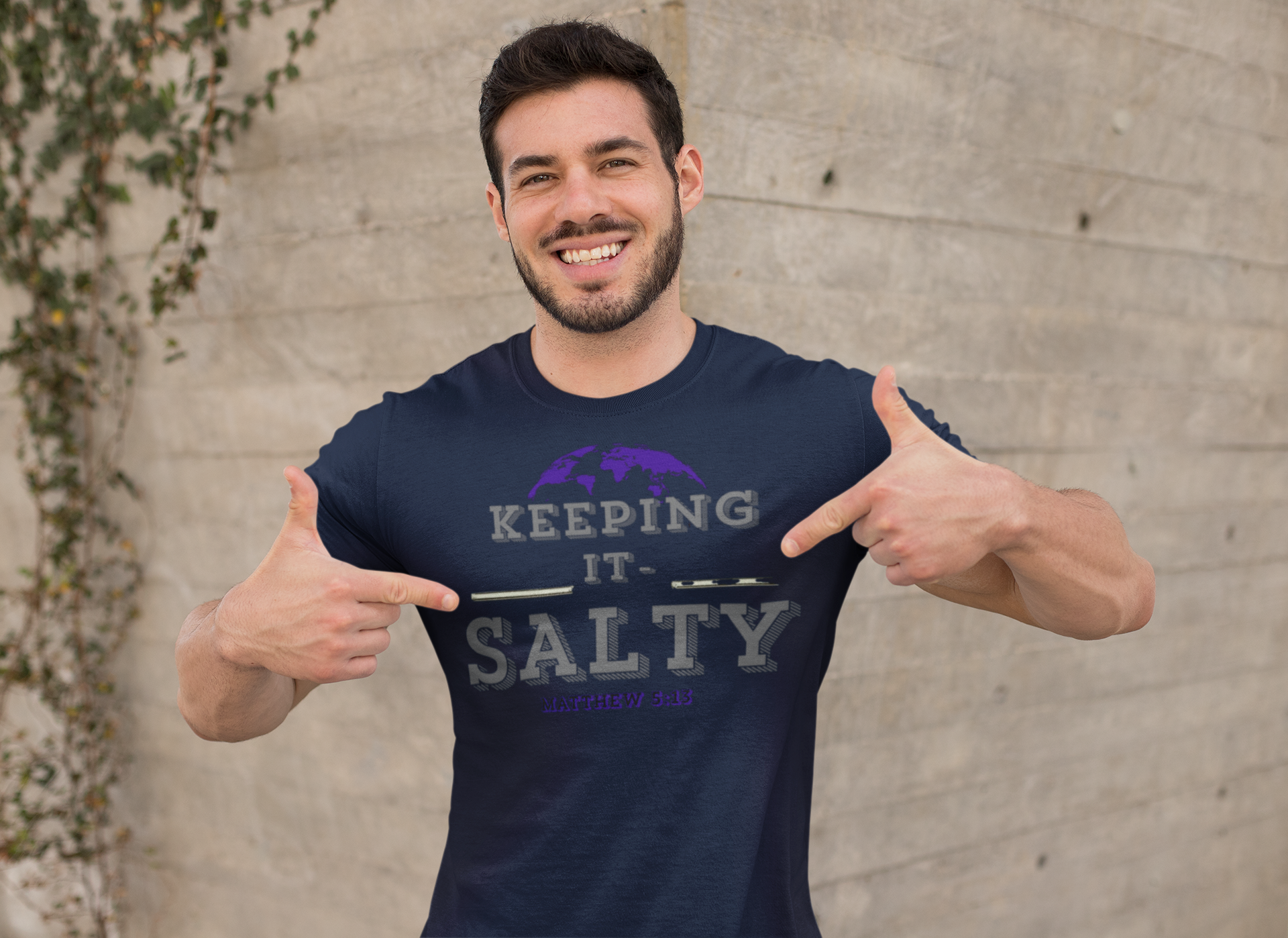 "Salt of the Earth" Faithful Man Unisex T-Shirt product thumbnail image "Salt of the Earth" Faithful Man Unisex T-Shirt product thumbnail image