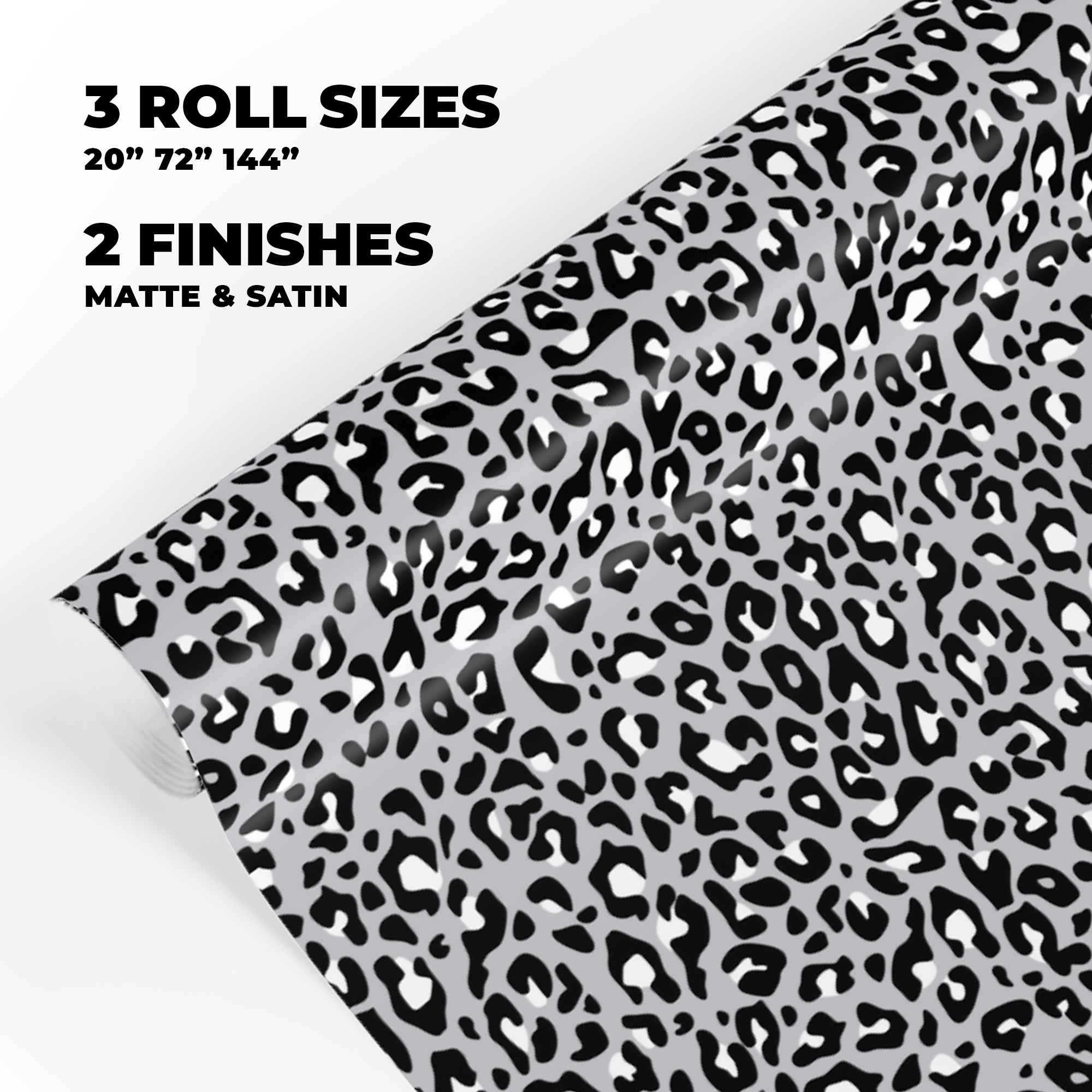 Leopard Print Gift Wrap in Your Custom Color product thumbnail image