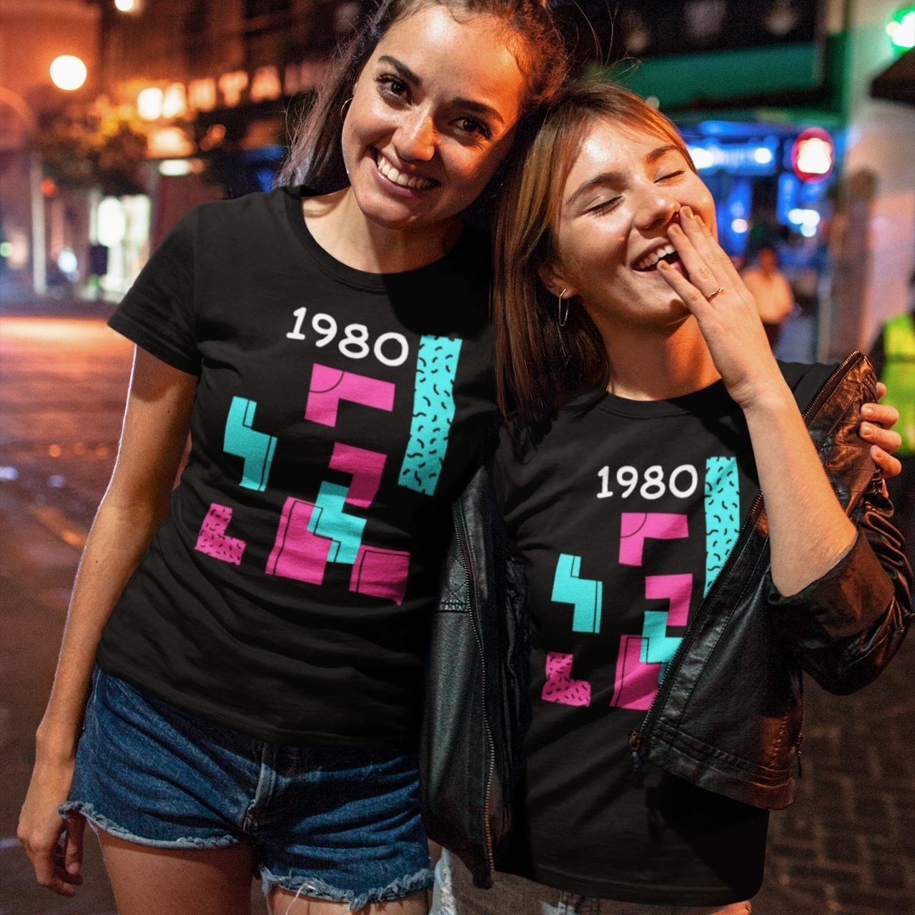 Back in Time – Personalized 80s Retro Vintage Party T-Shirt