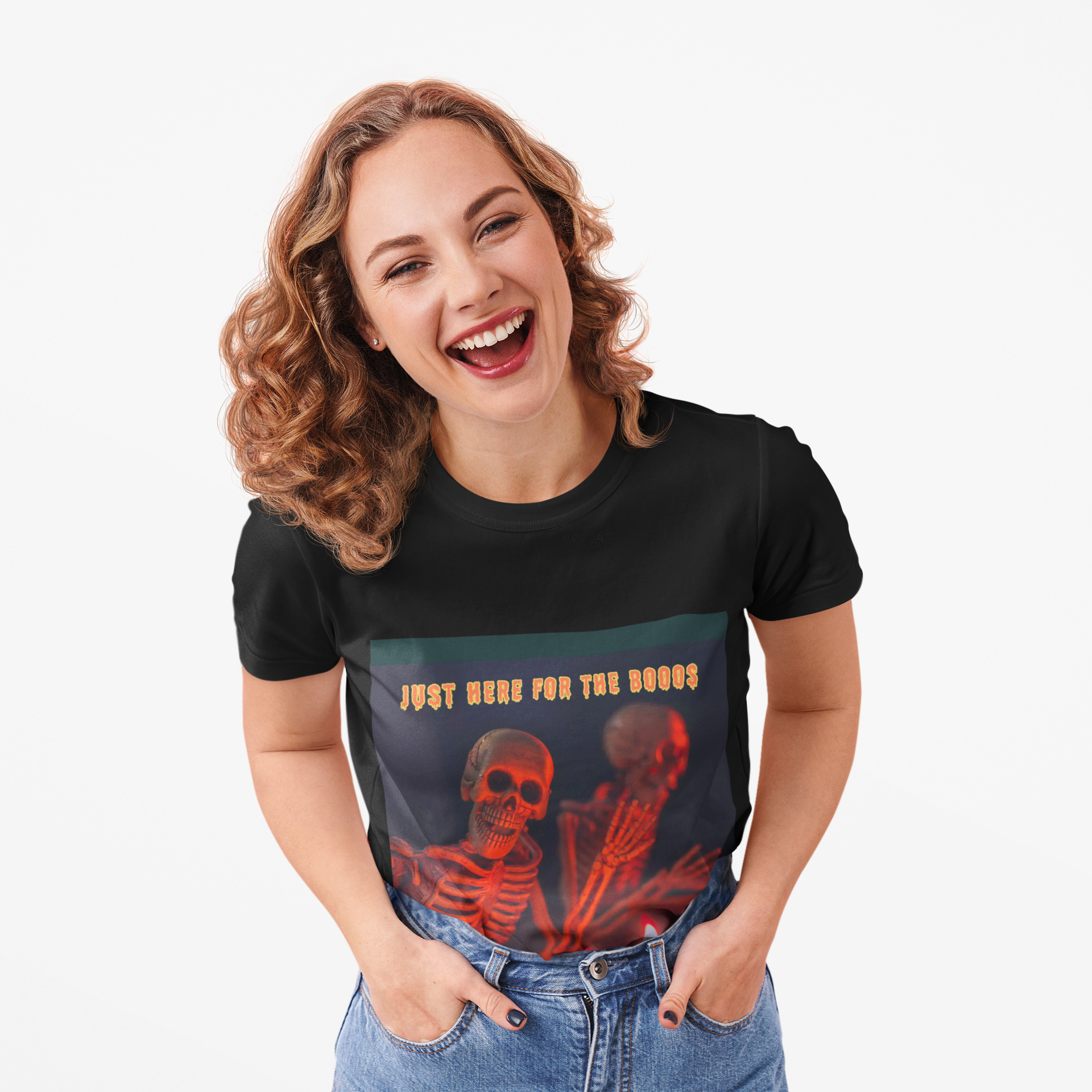 "HERE FOR THE BOOS" Halloween Unisex Short Sleeve T-Shirt product thumbnail image "HERE FOR THE BOOS" Halloween Unisex Short Sleeve T-Shirt product thumbnail image