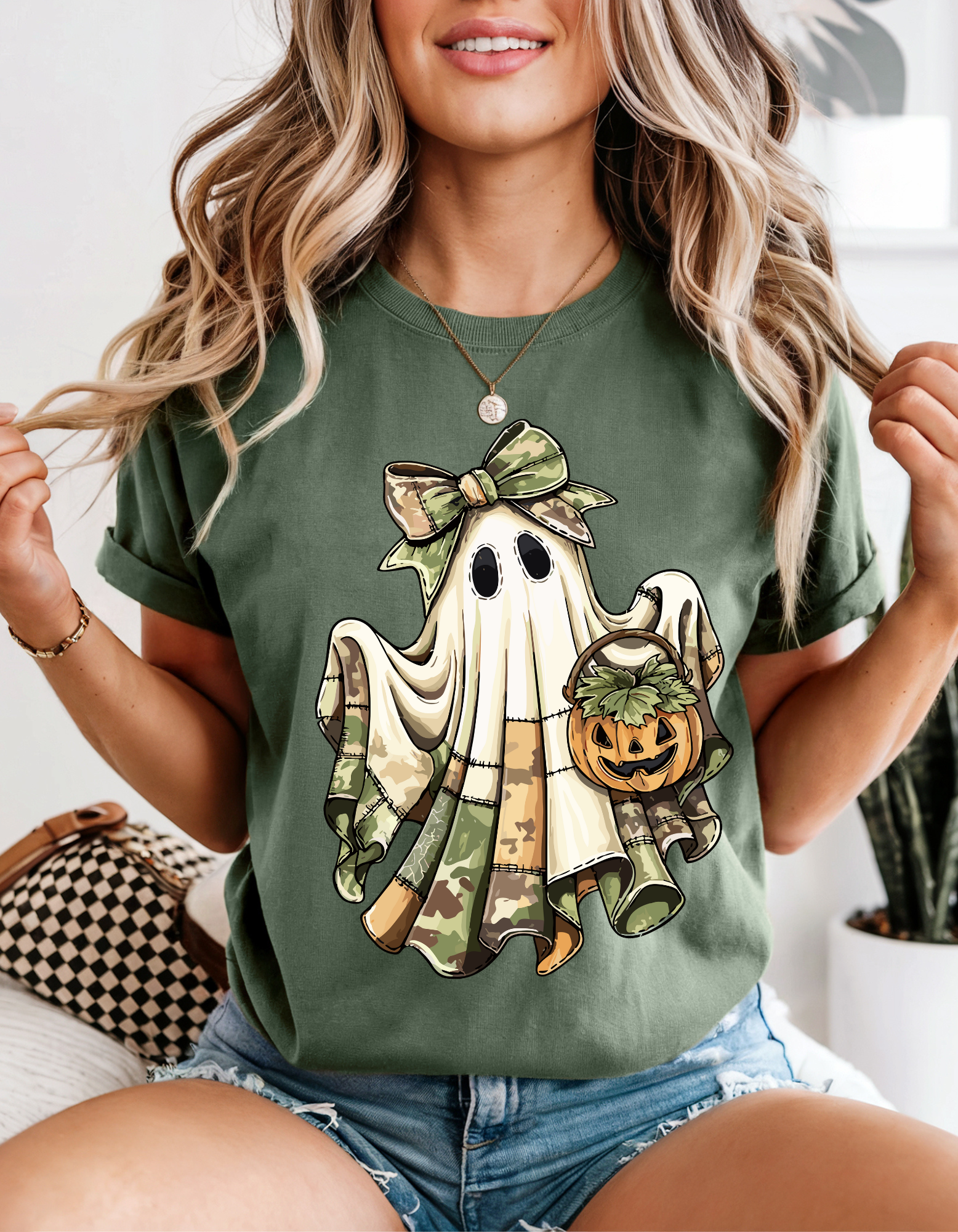 Ghostly Camouflage T-Shirt | Perfect for Halloween, Fall Festivals, Costume Parties, Unisex Apparel, Casual Wear Ghostly Camouflage T-Shirt | Perfect for Halloween, Fall Festivals, Costume Parties, Unisex Apparel, Casual Wear