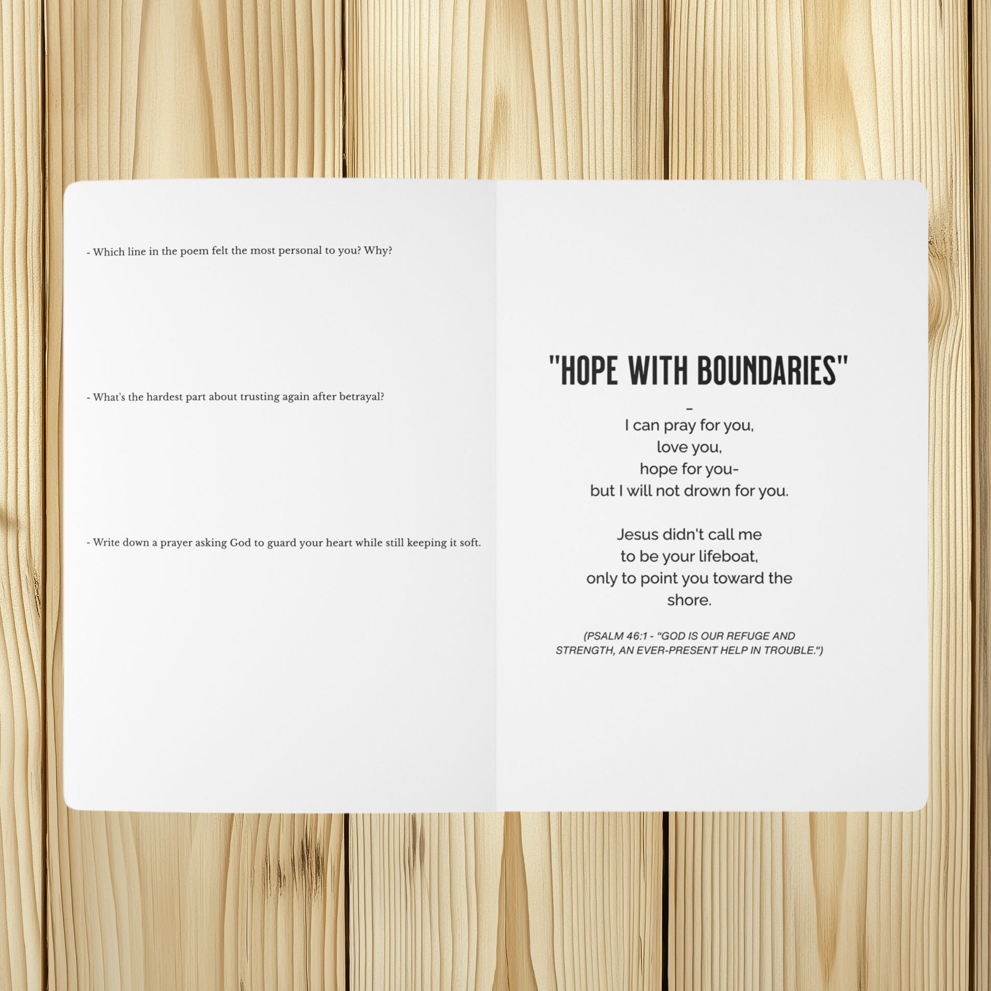 Inspirational Softcover Journal for Healing and Reflection, Mindfulness Journal, Gift for Surviving Addiction, Empowering [...] product thumbnail image