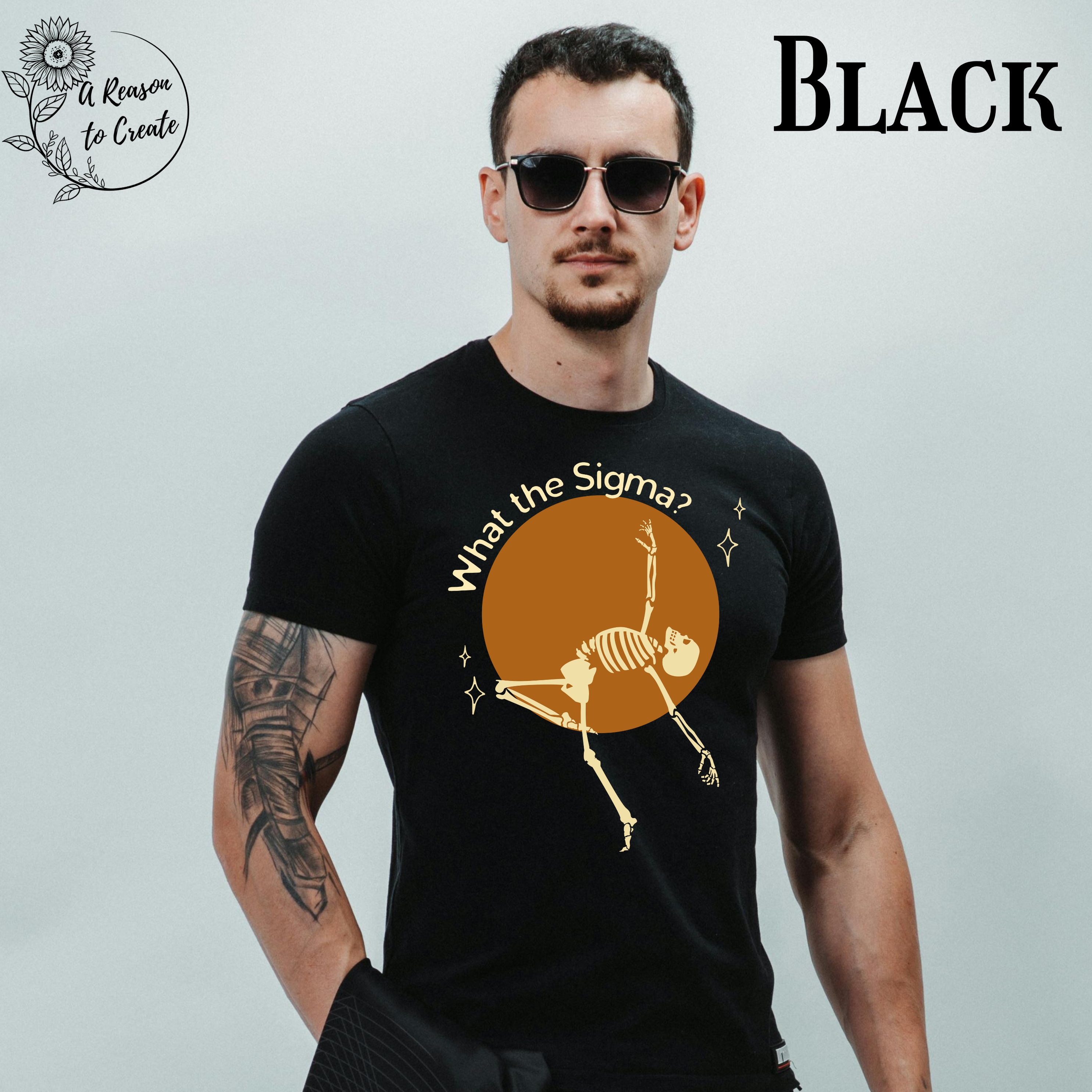 Signature Skeleton T-Shirt - Vintage Style, Unisex Tee for Halloween, Casual Wear, Gift for Friends, Trendy Statement Shirt product thumbnail image
