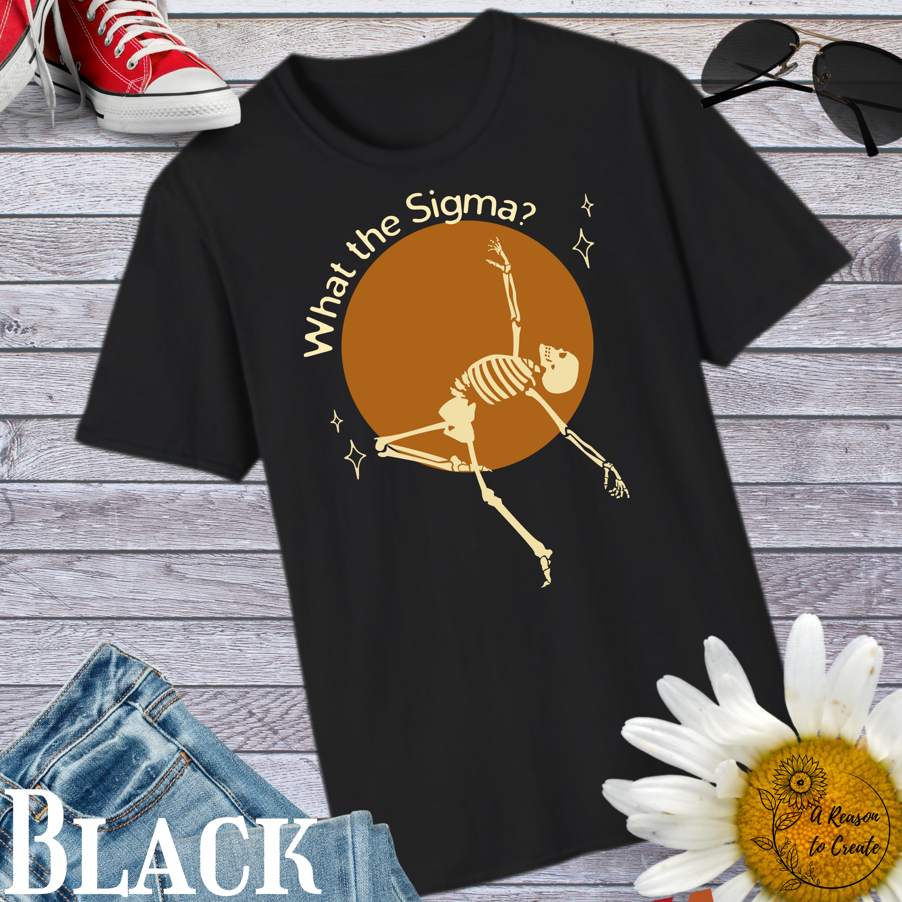 Signature Skeleton T-Shirt - Vintage Style, Unisex Tee for Halloween, Casual Wear, Gift for Friends, Trendy Statement Shirt
