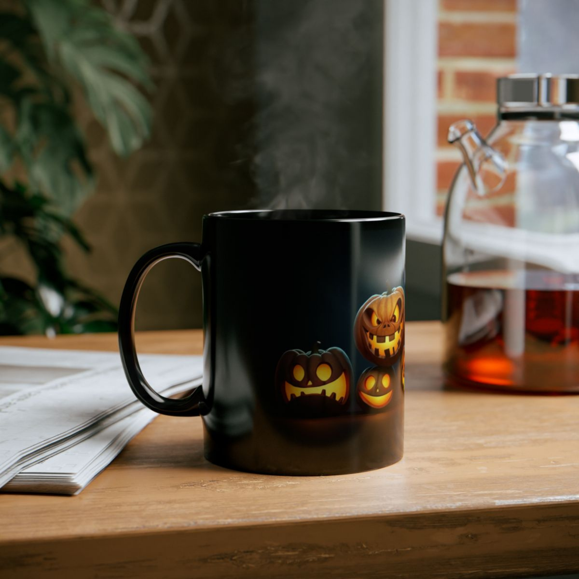 Halloween Witchs Brew Coffee Mug Black Ceramic Spooky Pumpkin And Cauldron Design 11oz And 15oz Sizes Halloween Gift for Coffee Lovers product thumbnail image Halloween Witchs Brew Coffee Mug Black Ceramic Spooky Pumpkin And Cauldron Design 11oz And 15oz Sizes Halloween Gift for Coffee Lovers product thumbnail image