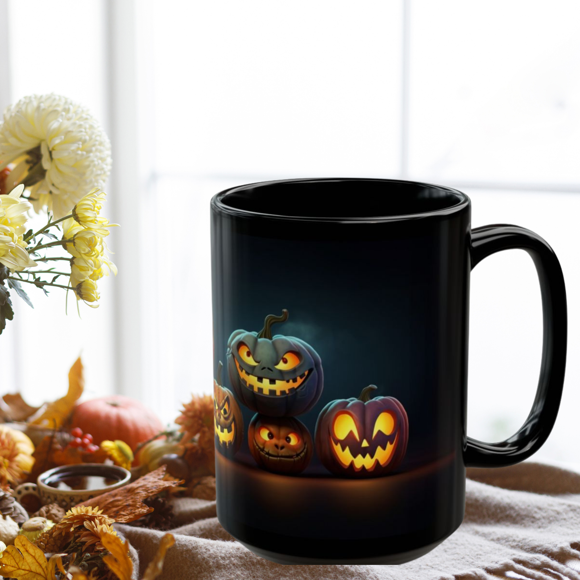 Halloween Witchs Brew Coffee Mug Black Ceramic Spooky Pumpkin And Cauldron Design 11oz And 15oz Sizes Halloween Gift for Coffee Lovers product thumbnail image Halloween Witchs Brew Coffee Mug Black Ceramic Spooky Pumpkin And Cauldron Design 11oz And 15oz Sizes Halloween Gift for Coffee Lovers product thumbnail image