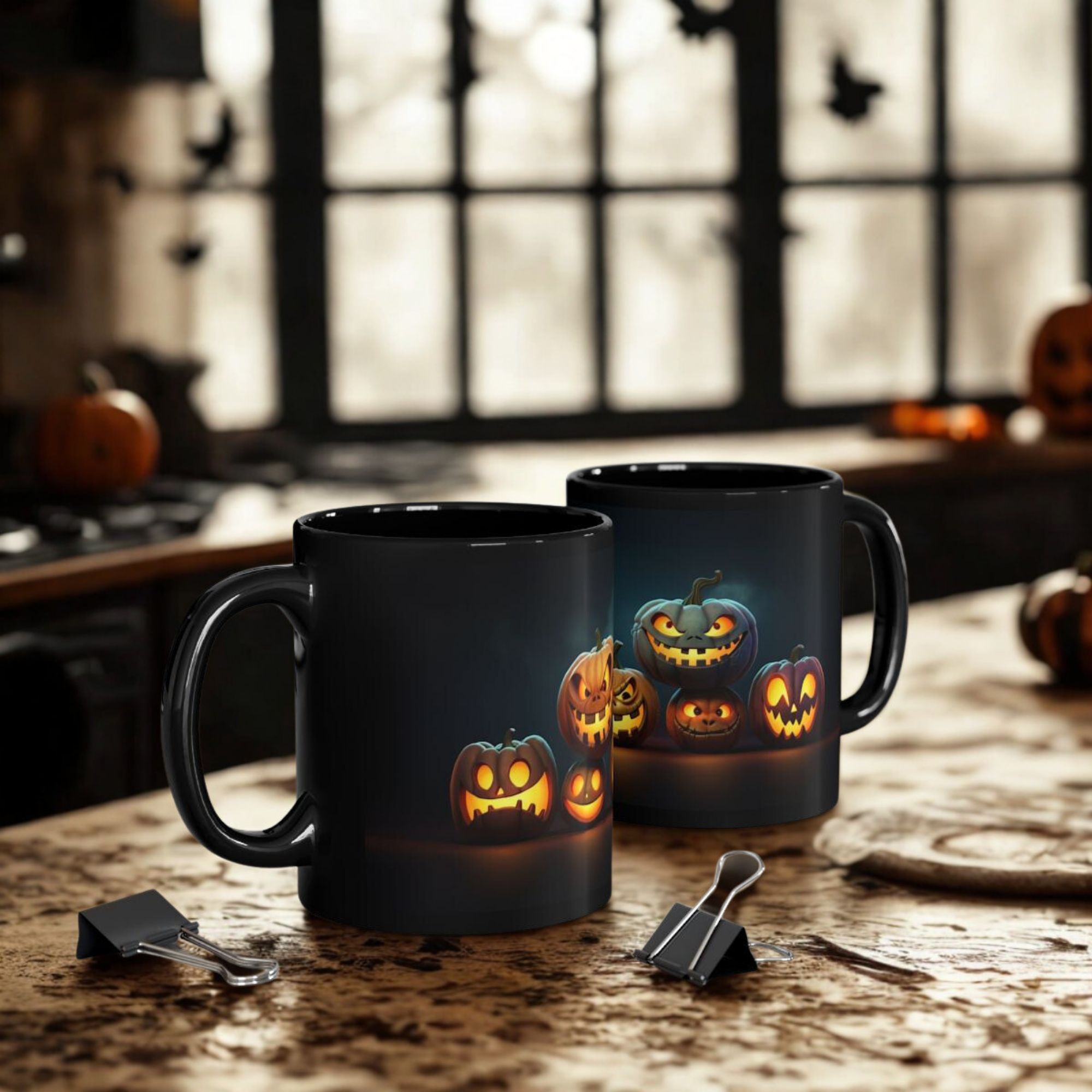 Halloween Witchs Brew Coffee Mug Black Ceramic Spooky Pumpkin And Cauldron Design 11oz And 15oz Sizes Halloween Gift for Coffee Lovers product thumbnail image Halloween Witchs Brew Coffee Mug Black Ceramic Spooky Pumpkin And Cauldron Design 11oz And 15oz Sizes Halloween Gift for Coffee Lovers product thumbnail image