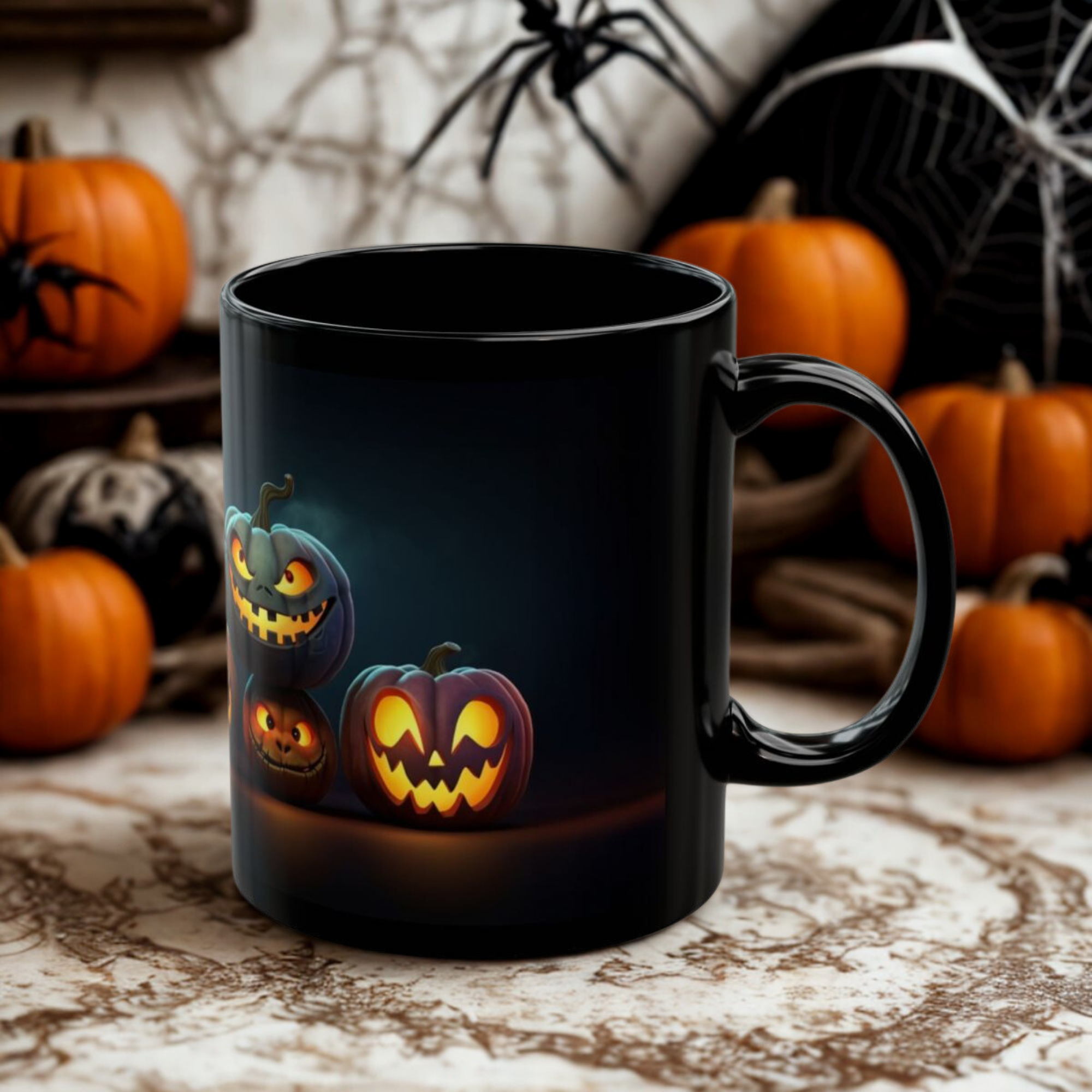 Halloween Witchs Brew Coffee Mug Black Ceramic Spooky Pumpkin And Cauldron Design 11oz And 15oz Sizes Halloween Gift for Coffee Lovers product thumbnail image Halloween Witchs Brew Coffee Mug Black Ceramic Spooky Pumpkin And Cauldron Design 11oz And 15oz Sizes Halloween Gift for Coffee Lovers product thumbnail image