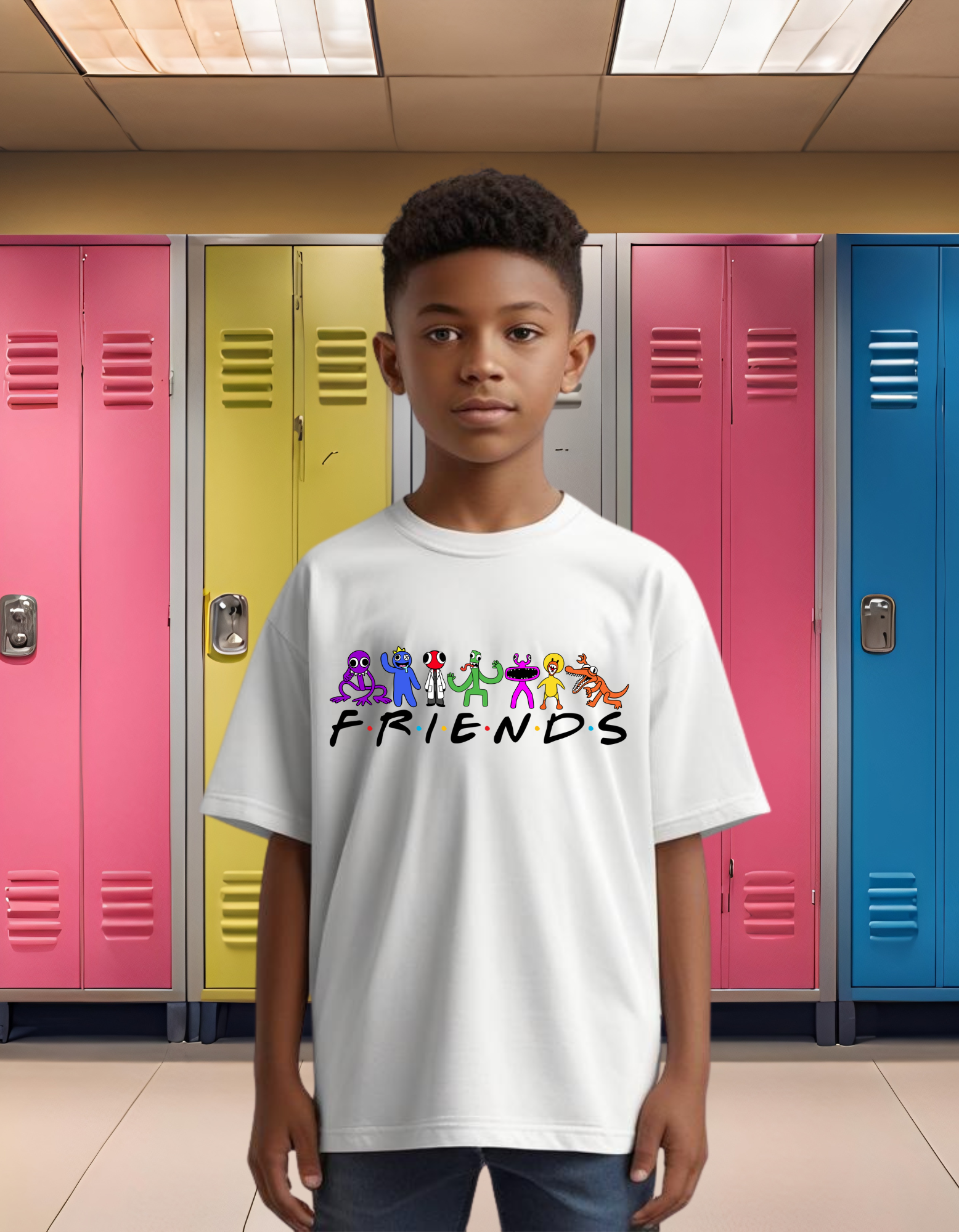 Rainbow Friends Youth Short Sleeve Tee product thumbnail image