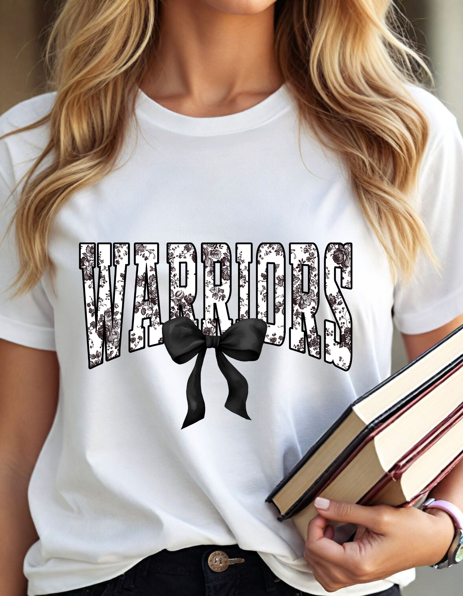 Warriors Bow Graphic Tee | Unisex Jersey Short Sleeve Shirt for Team Spirit, Sports Events, Casual Wear, Gift Idea, Warrior Pride