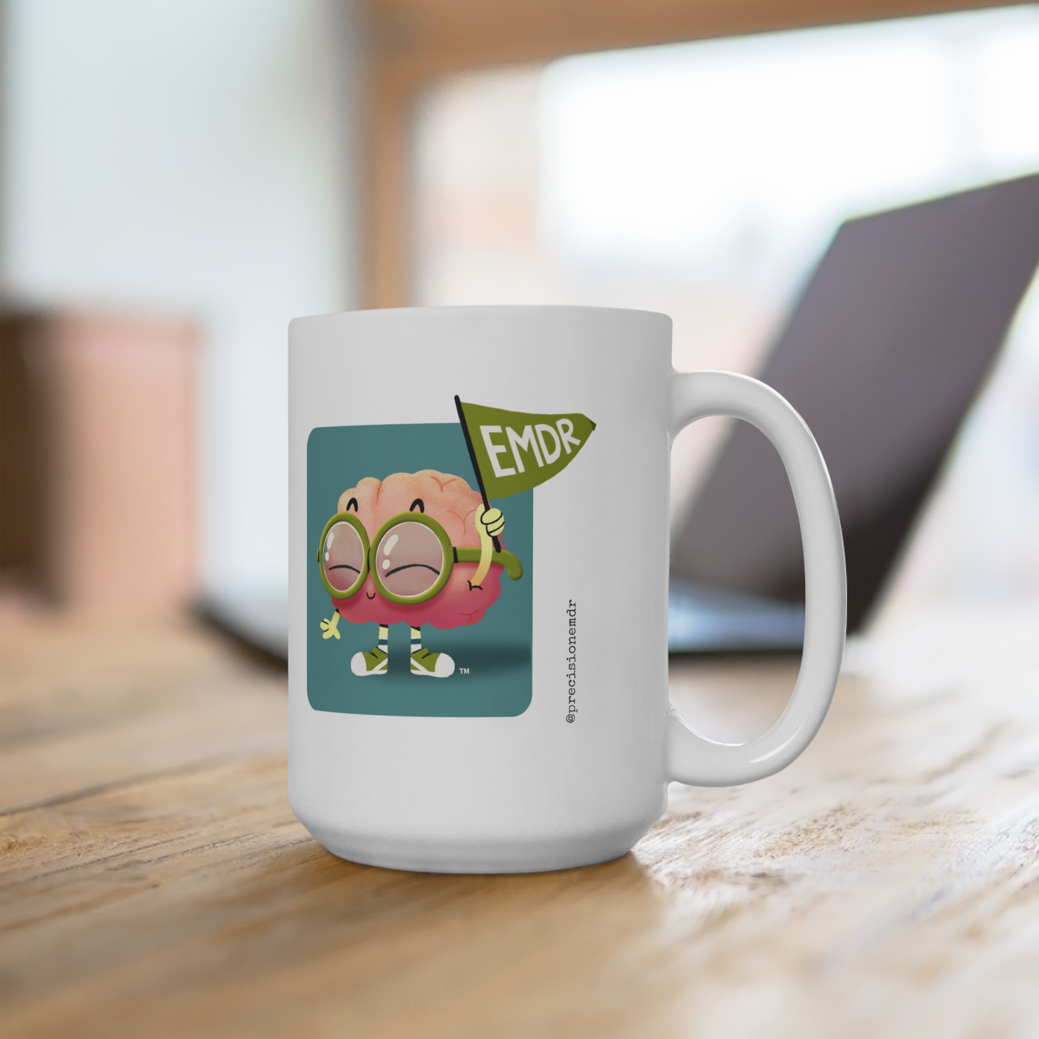PEAbody EMDR Flag Ceramic Mug, 15 oz product thumbnail image PEAbody EMDR Flag Ceramic Mug, 15 oz product thumbnail image