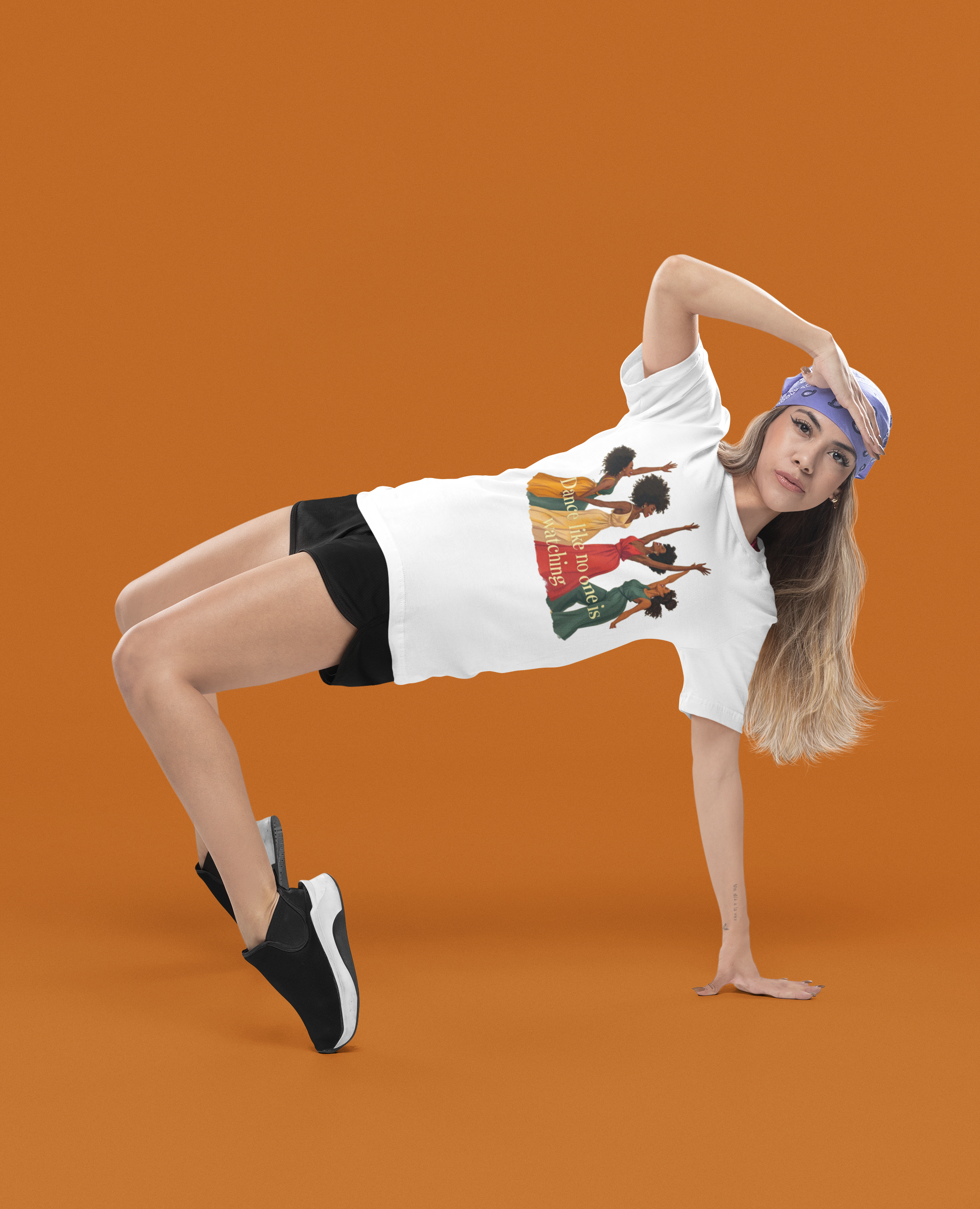 Dance Like No One Is Watching Tee, Unisex Heavy Cotton Tee, Motivational T-Shirt, Gift for Dancers, Casual Wear, Everyday Inspiration product thumbnail image