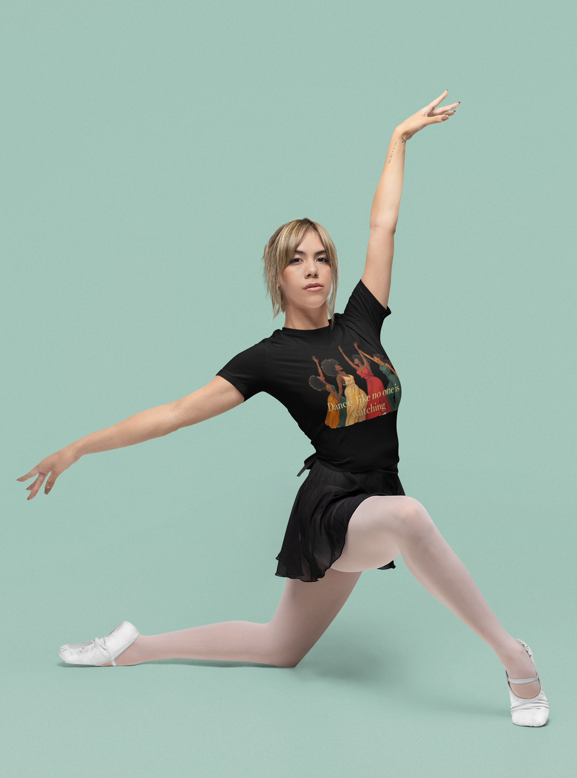 Dance Like No One Is Watching Tee, Unisex Heavy Cotton Tee, Motivational T-Shirt, Gift for Dancers, Casual Wear, Everyday Inspiration product thumbnail image