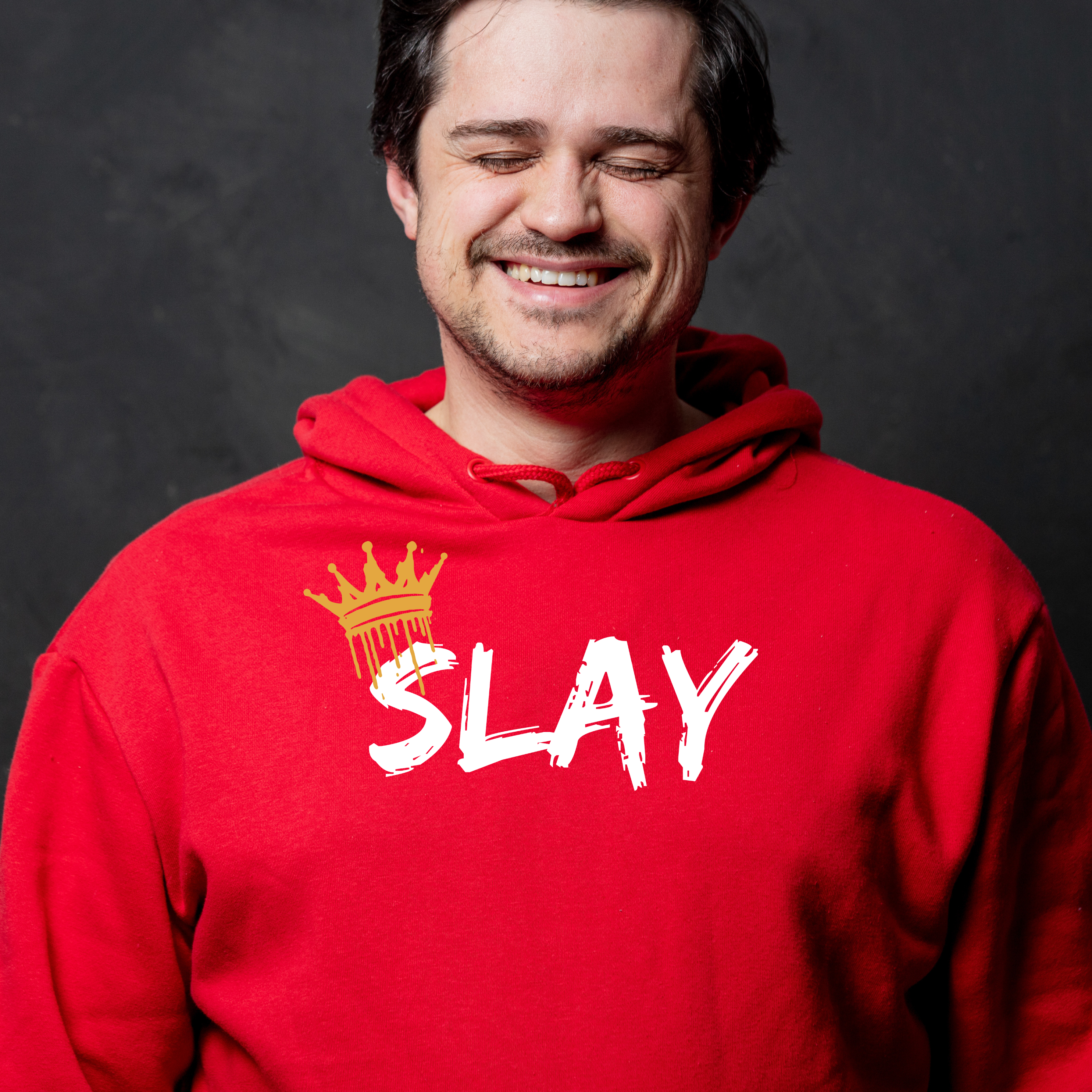 Unisex Slay Hoodie - Comfortable Sweatshirt for Casual Outfits, Perfect for Gifts, Streetwear, Motivational Apparel, Fall/Winter Fashion product thumbnail image
