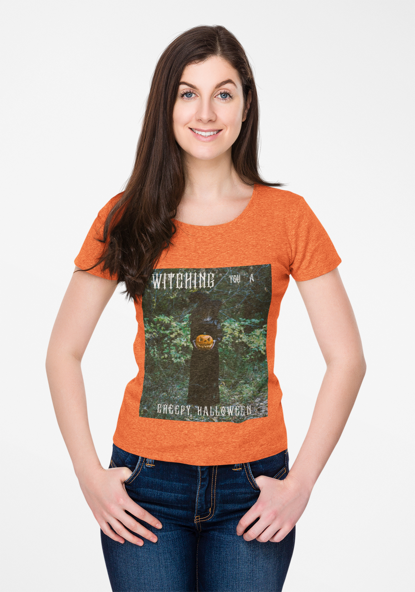 "WITCHING YOU A CREEPY HALLOWEEN"– Spooky Witch Unisex Short Sleeve T-Shirt product thumbnail image "WITCHING YOU A CREEPY HALLOWEEN"– Spooky Witch Unisex Short Sleeve T-Shirt product thumbnail image