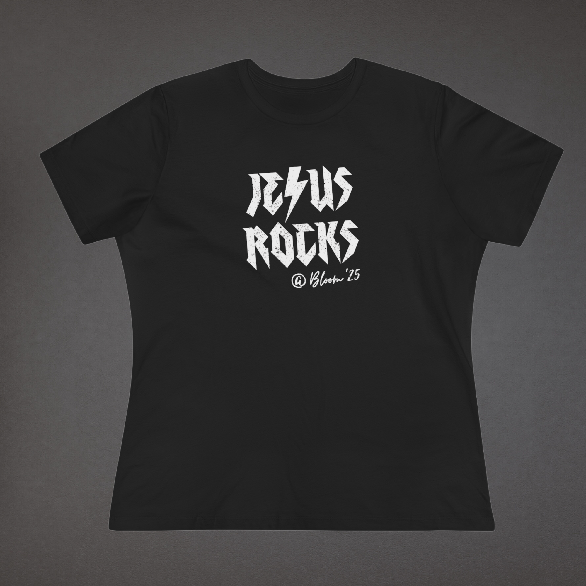 Jesus Rocks - Relaxed Fit Women's Tee product thumbnail image Jesus Rocks - Relaxed Fit Women's Tee product thumbnail image