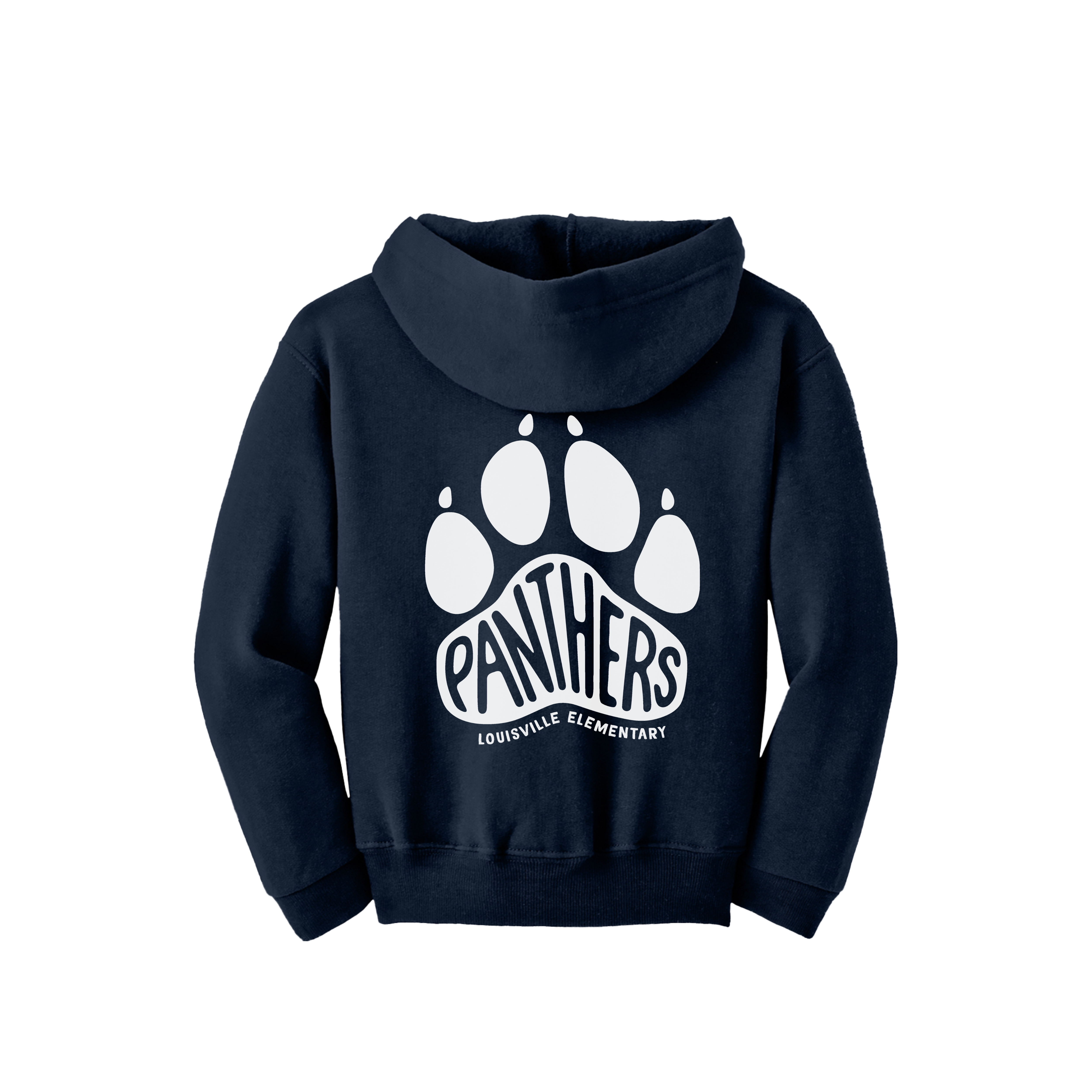Panther Paw Full Zip Youth Hoodie product thumbnail image Panther Paw Full Zip Youth Hoodie product thumbnail image