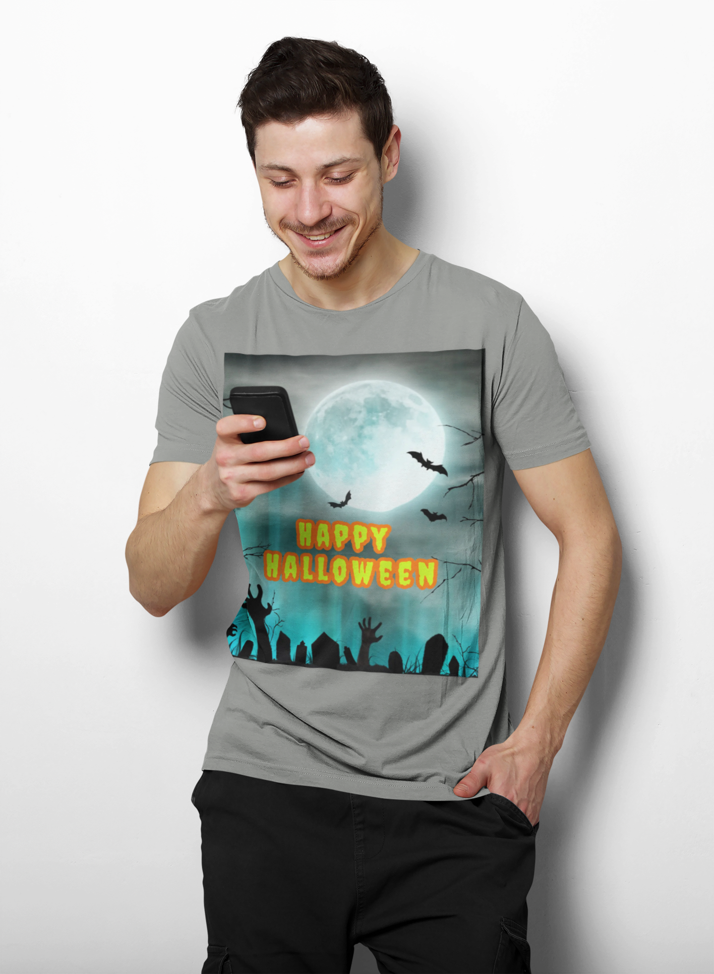 "MIDNIGHT RISING" Halloween Unisex Short Sleeve Tee product thumbnail image "MIDNIGHT RISING" Halloween Unisex Short Sleeve Tee product thumbnail image