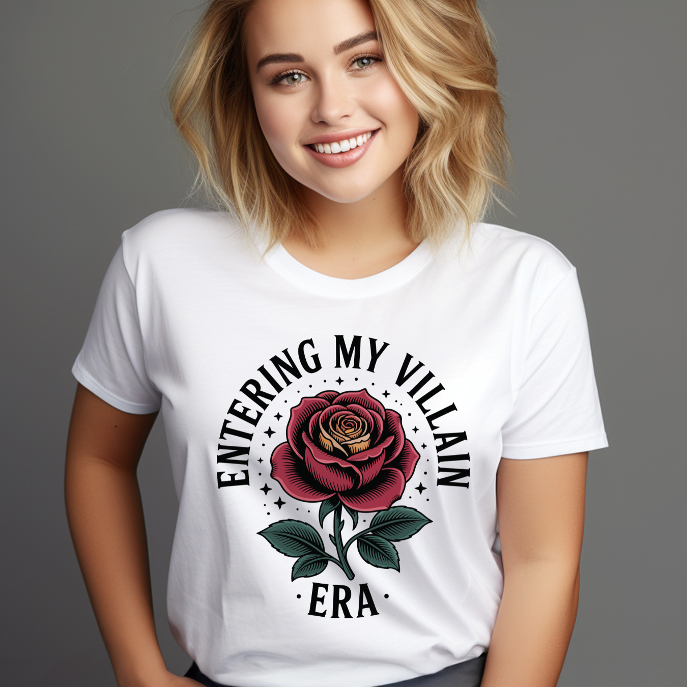 Entering  My Villain Era T-Shirt - Unisex Softstyle Tee - Step Into Your Villain Era — Where Soft Meets Fierce product thumbnail image