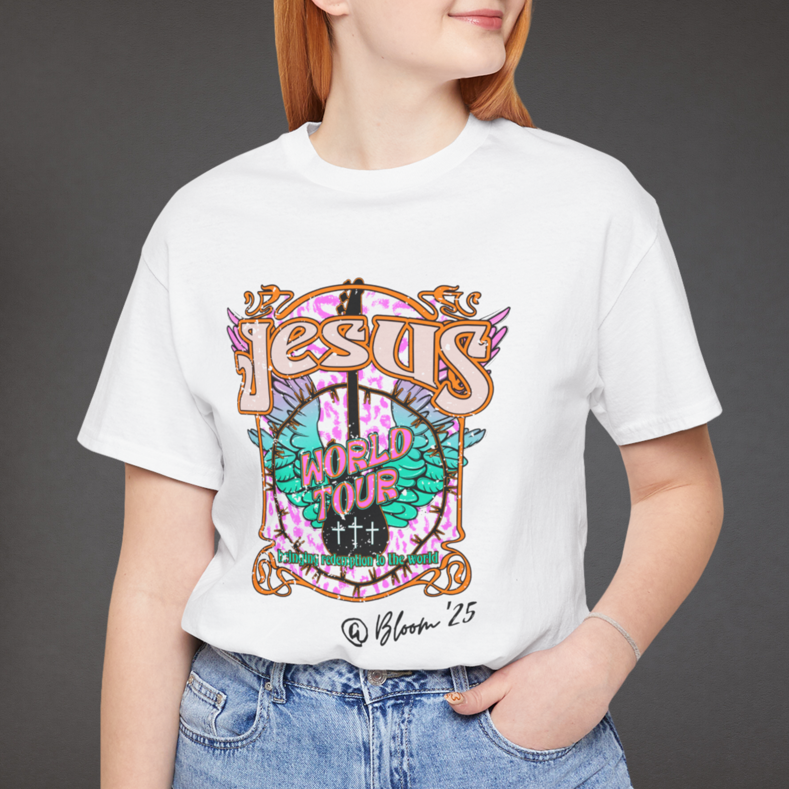 World Tour - Unisex Jersey Tee product thumbnail image World Tour - Unisex Jersey Tee product thumbnail image