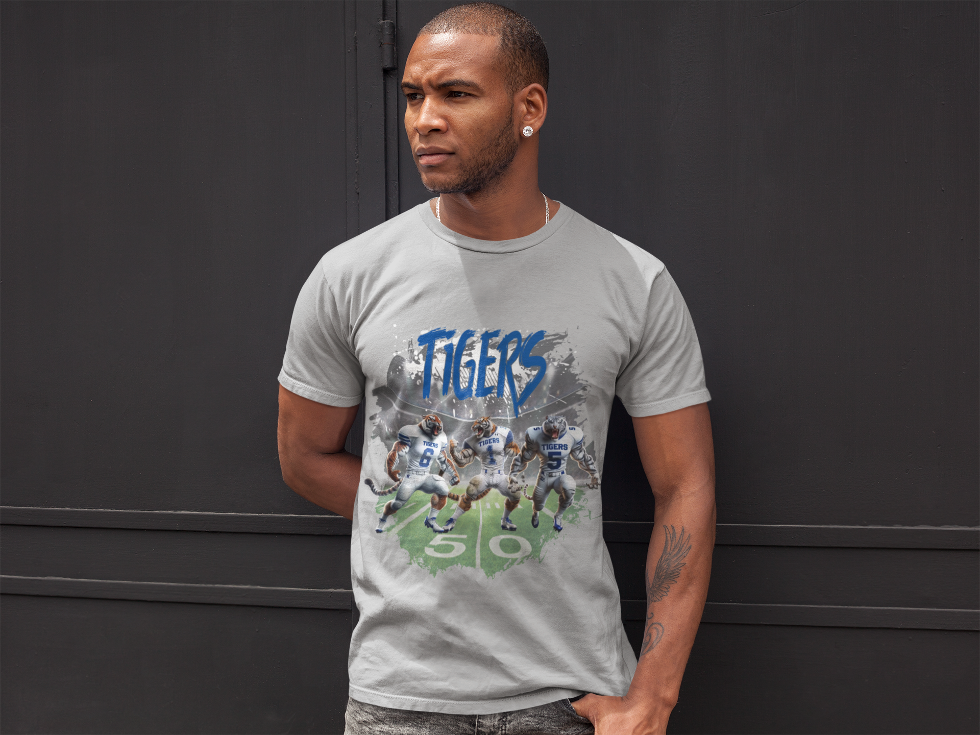 Area Code Tigers Football Fan Unisex T-Shirt - Perfect for Game Day, Sports Events, Team Spirit product thumbnail image Area Code Tigers Football Fan Unisex T-Shirt - Perfect for Game Day, Sports Events, Team Spirit product thumbnail image