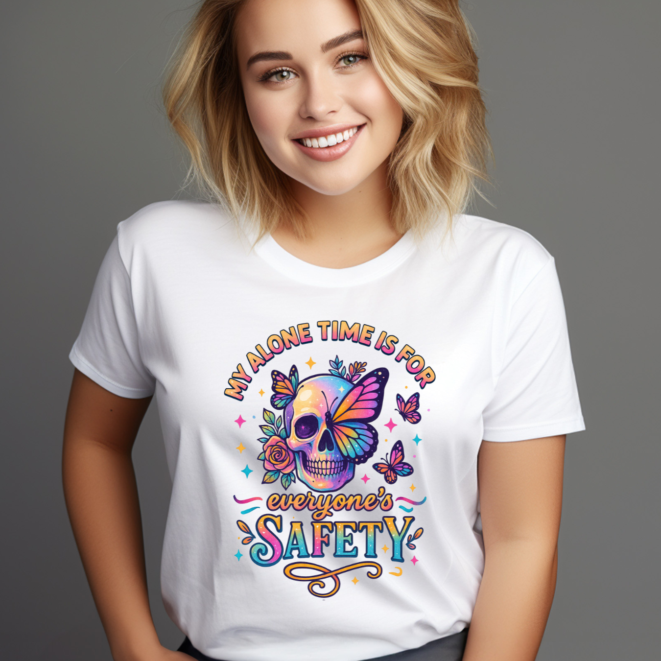 My Alone Time is for Everyone's Safety T-Shirt - Funny Tee Unisex Softstyle product thumbnail image