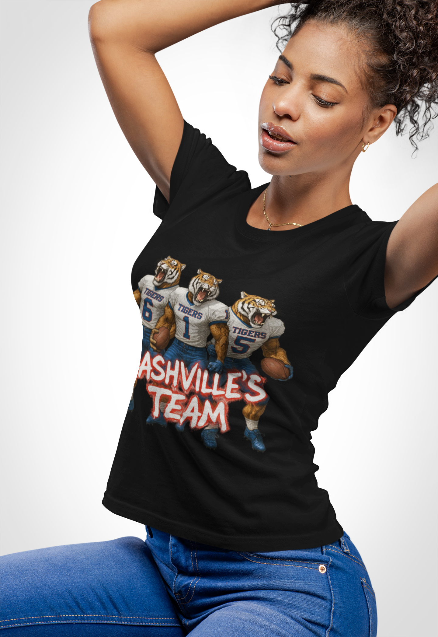 Nashville's Team Women's Softstyle Tee - Perfect for Game Days, Fan Gear, Sports Events, Gifts for Her, Casual Wear product thumbnail image