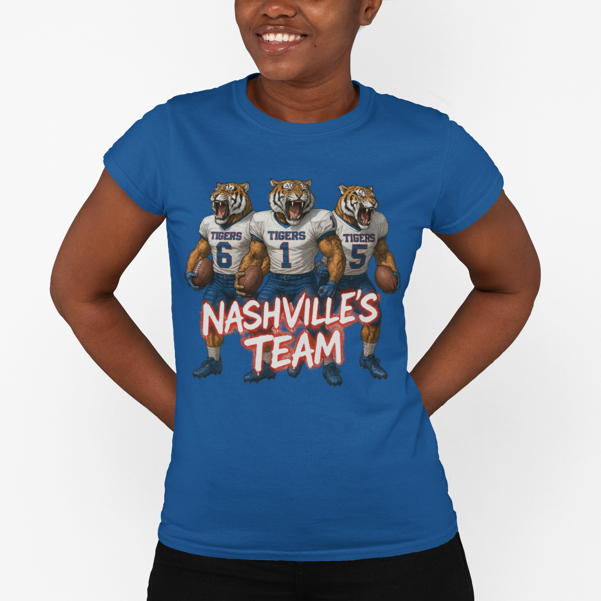 Nashville's Team Women's Softstyle Tee - Perfect for Game Days, Fan Gear, Sports Events, Gifts for Her, Casual Wear product thumbnail image